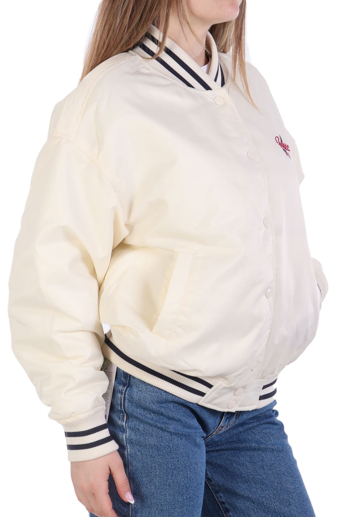 GUESS JEANS ΜΠΟΥΦΑΝ BOMBER ΜΠΕΖ