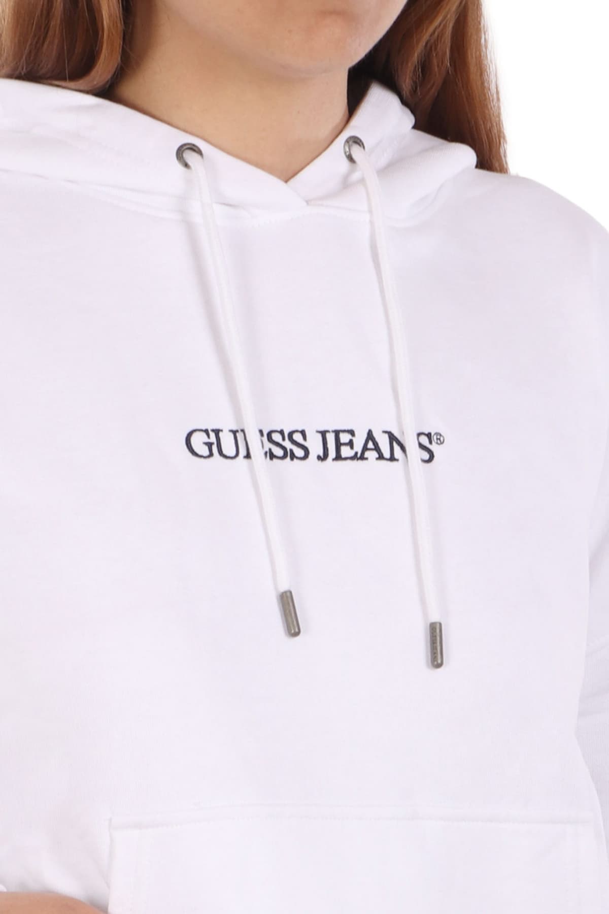 GUESS JEANS ΦΟΥΤΕΡ HOODIE ΛΕΥΚΟ