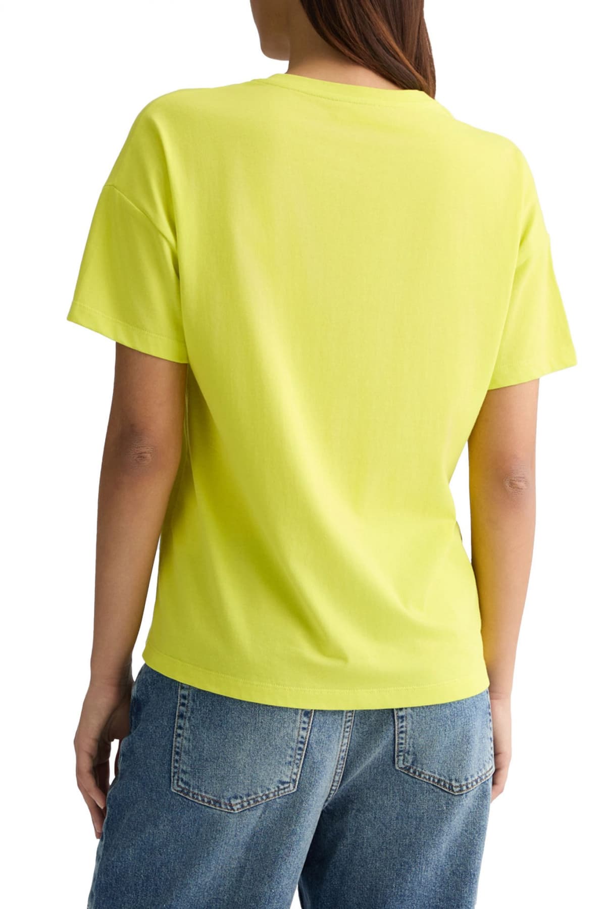 LIU JO BETTER T-SHIRT MODA M/C V-NECK LOGO ΛΑΙΜ