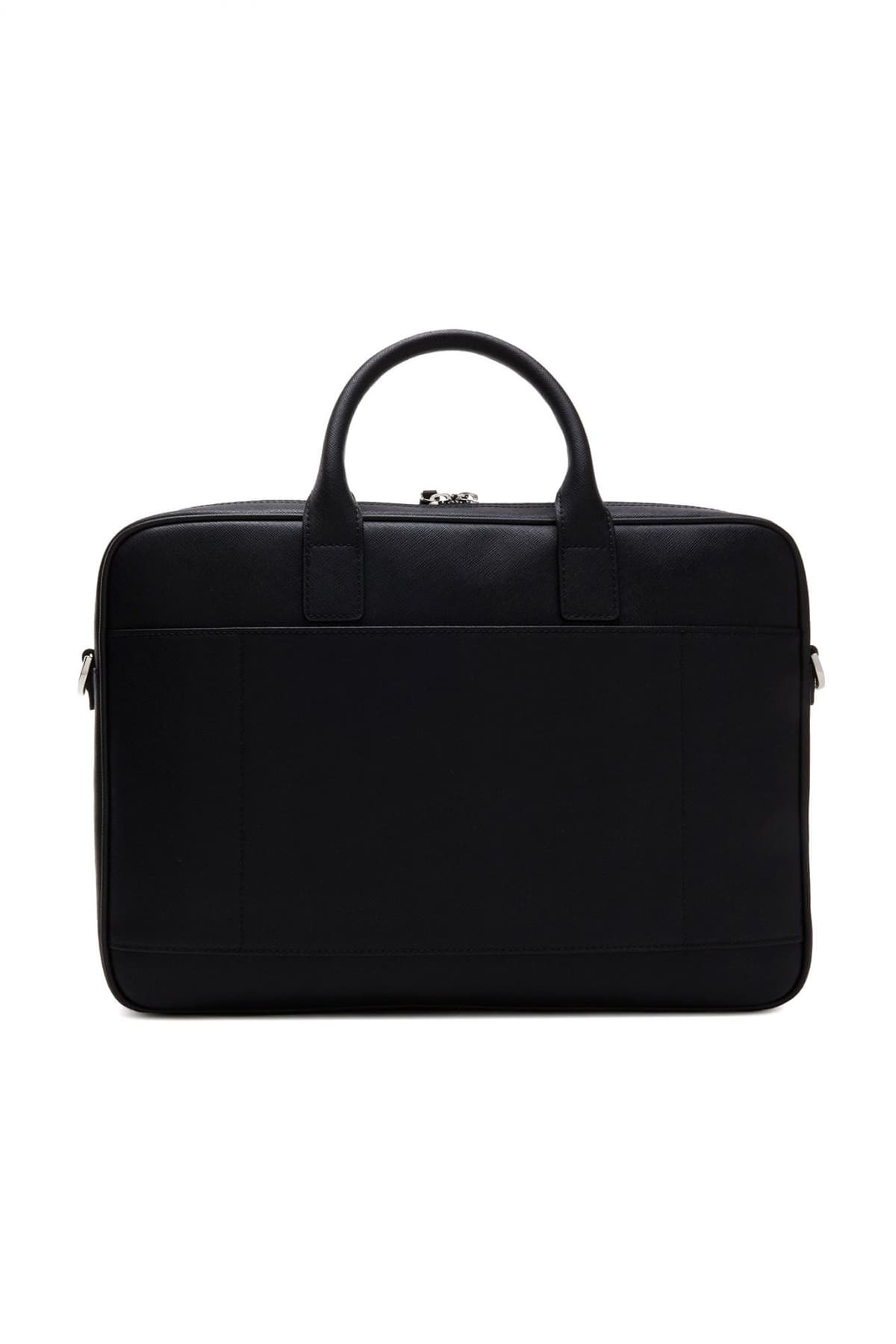 EMPORIO ARMANI ΤΣΑΝΤΑ BRIEFCASE LOGO ΜΑΥΡΟ