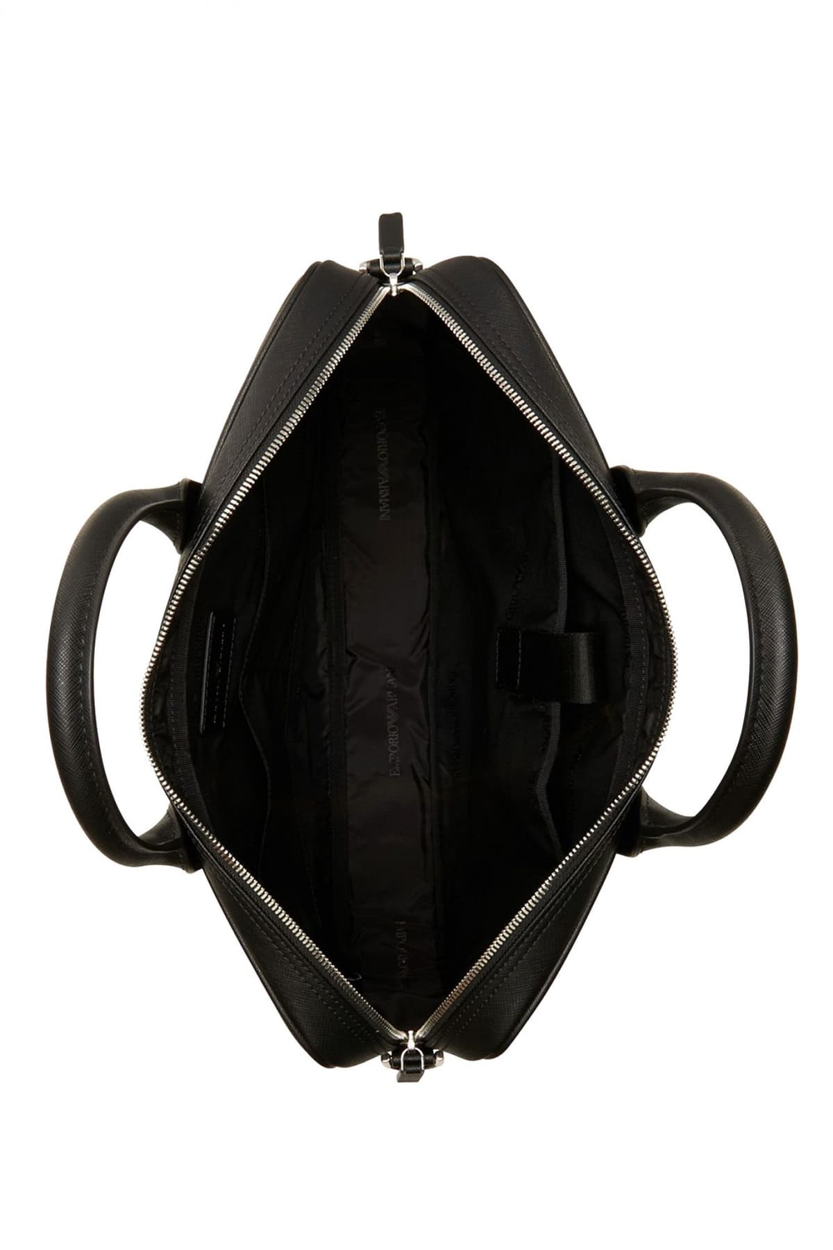 EMPORIO ARMANI ΤΣΑΝΤΑ BRIEFCASE LOGO ΜΑΥΡΟ