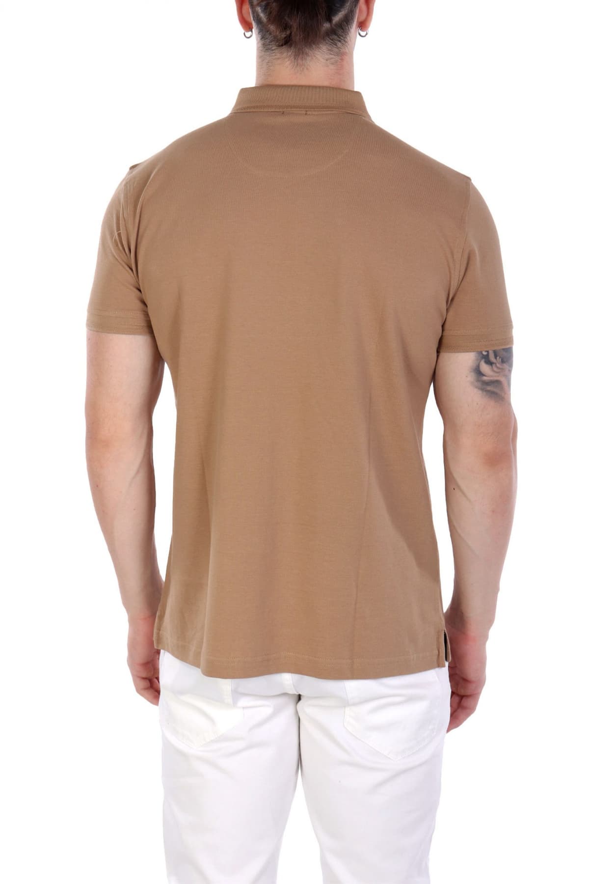 DORS POLO PIQUE LOGO PIMA COTTON ΜΠΕΖ