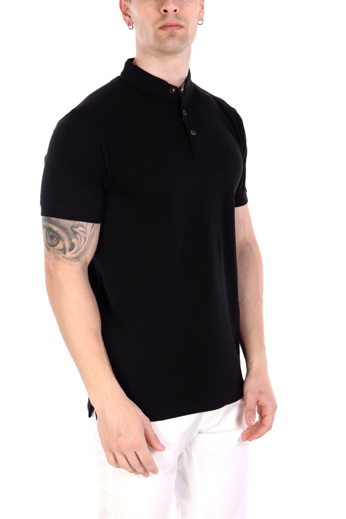 DORS POLO MAO LOGO ΜΑΥΡΟ