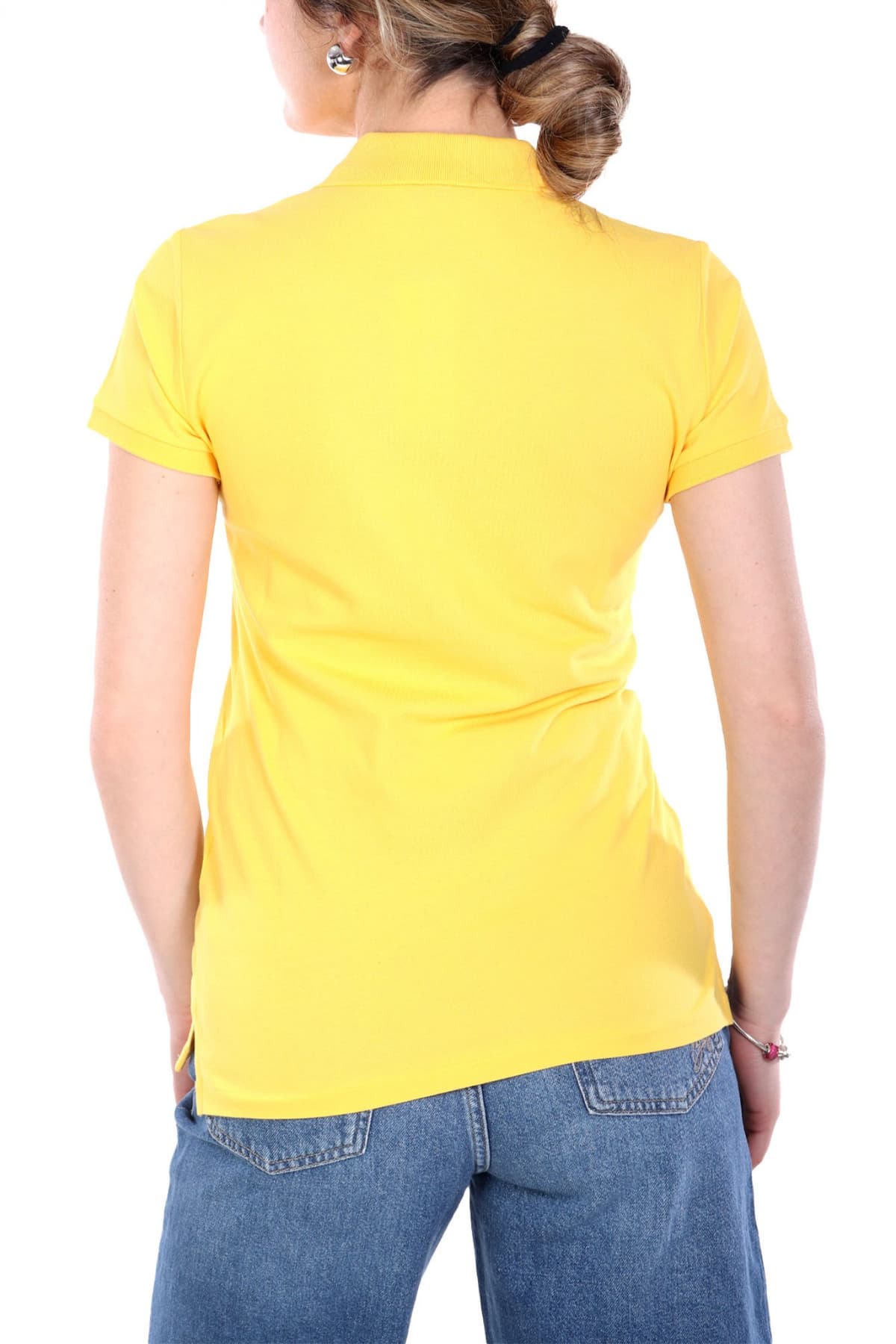 ΓΥΝΑΙΚΕΙΑ ΠΟΛΟ POLO RALPH LAUREN JULIE SLIM FIT STRETCH YELLOW POLO RALPH LAUREN