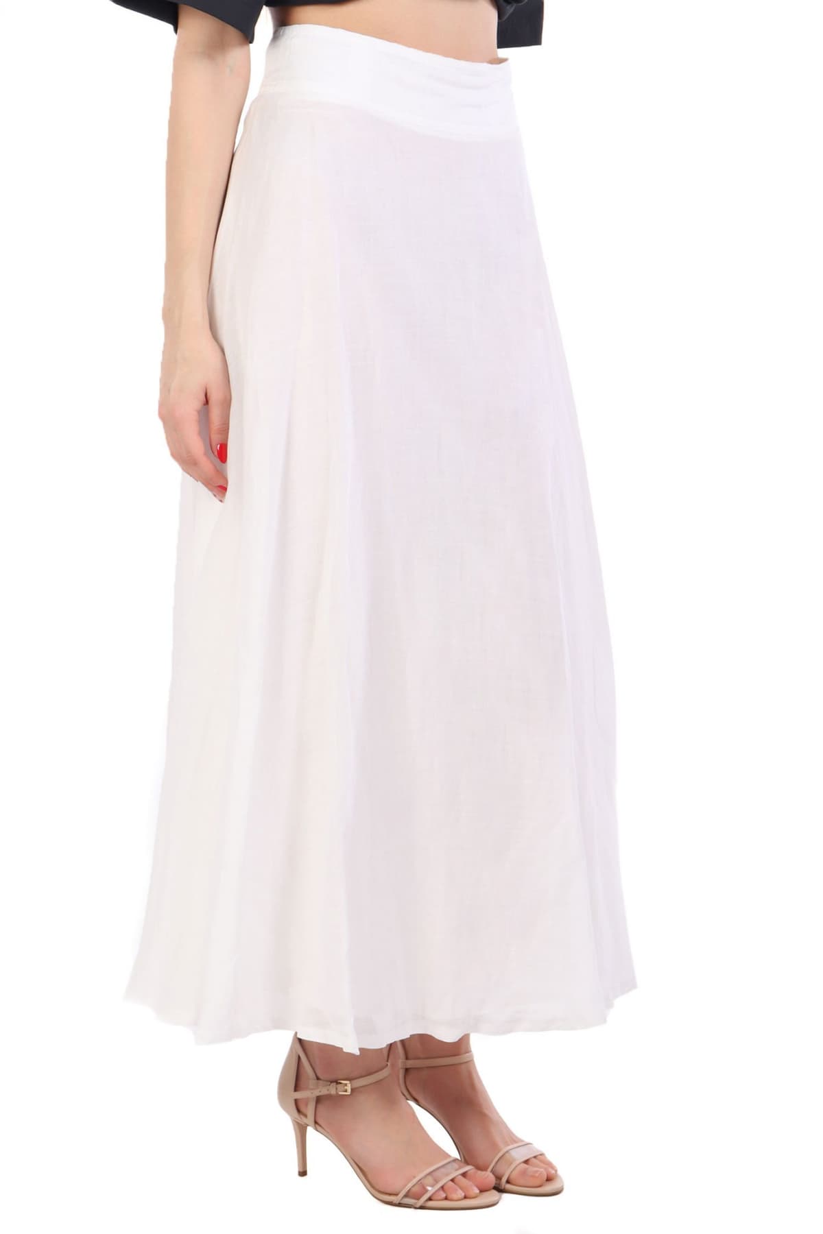 MARELLA ΦΟΥΣΤΑ MIDI NIPPON ΛΕΥΚΟ