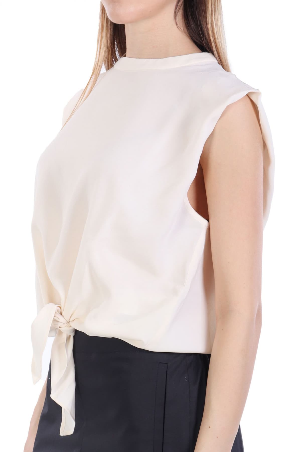 MARELLA MONOCHROME TOP IDEALE ΔΕΣΙΜΟ ΜΠΡΟΣΤΑ ΕΚΡΟΥ