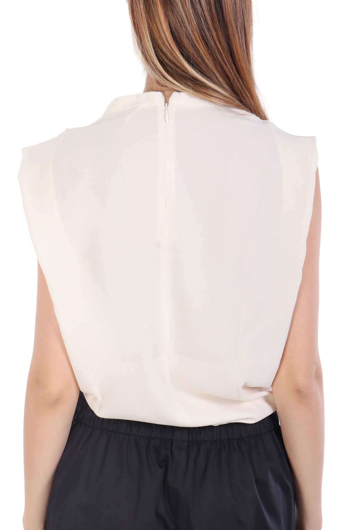 MARELLA MONOCHROME TOP IDEALE ΔΕΣΙΜΟ ΜΠΡΟΣΤΑ ΕΚΡΟΥ