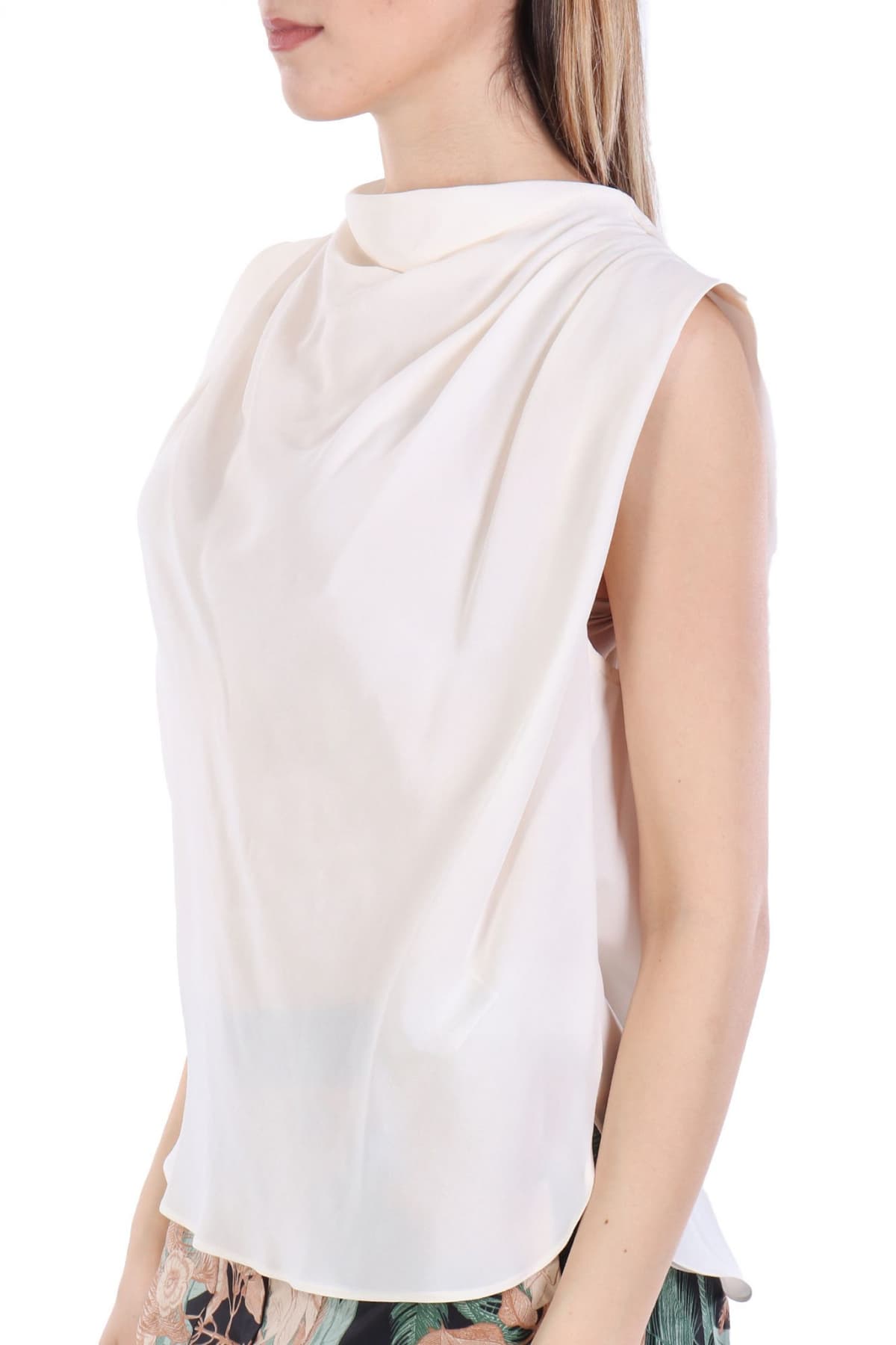 MARELLA TOP DONDOLO ΝΤΡΑΠΕ ΠΙΕΤΕΣ ΕΚΡΟΥ