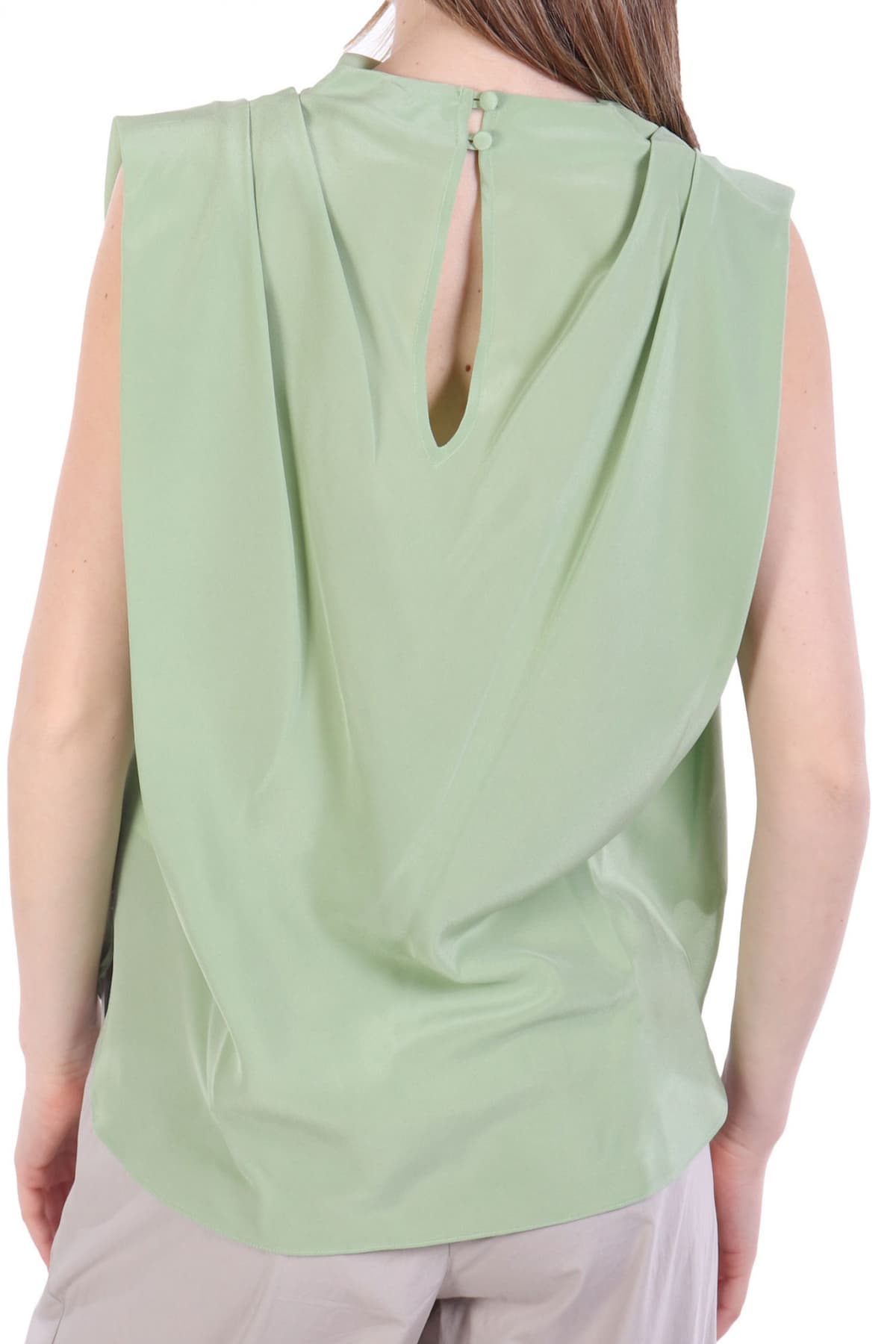 MARELLA TOP DONDOLO ΝΤΡΑΠΕ ΠΙΕΤΕΣ ΠΡΑΣΙΝΟ