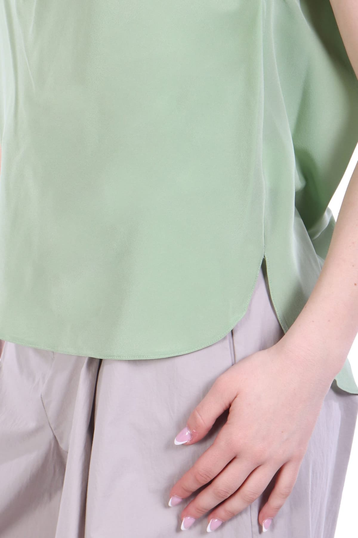 MARELLA TOP DONDOLO ΝΤΡΑΠΕ ΠΙΕΤΕΣ ΠΡΑΣΙΝΟ