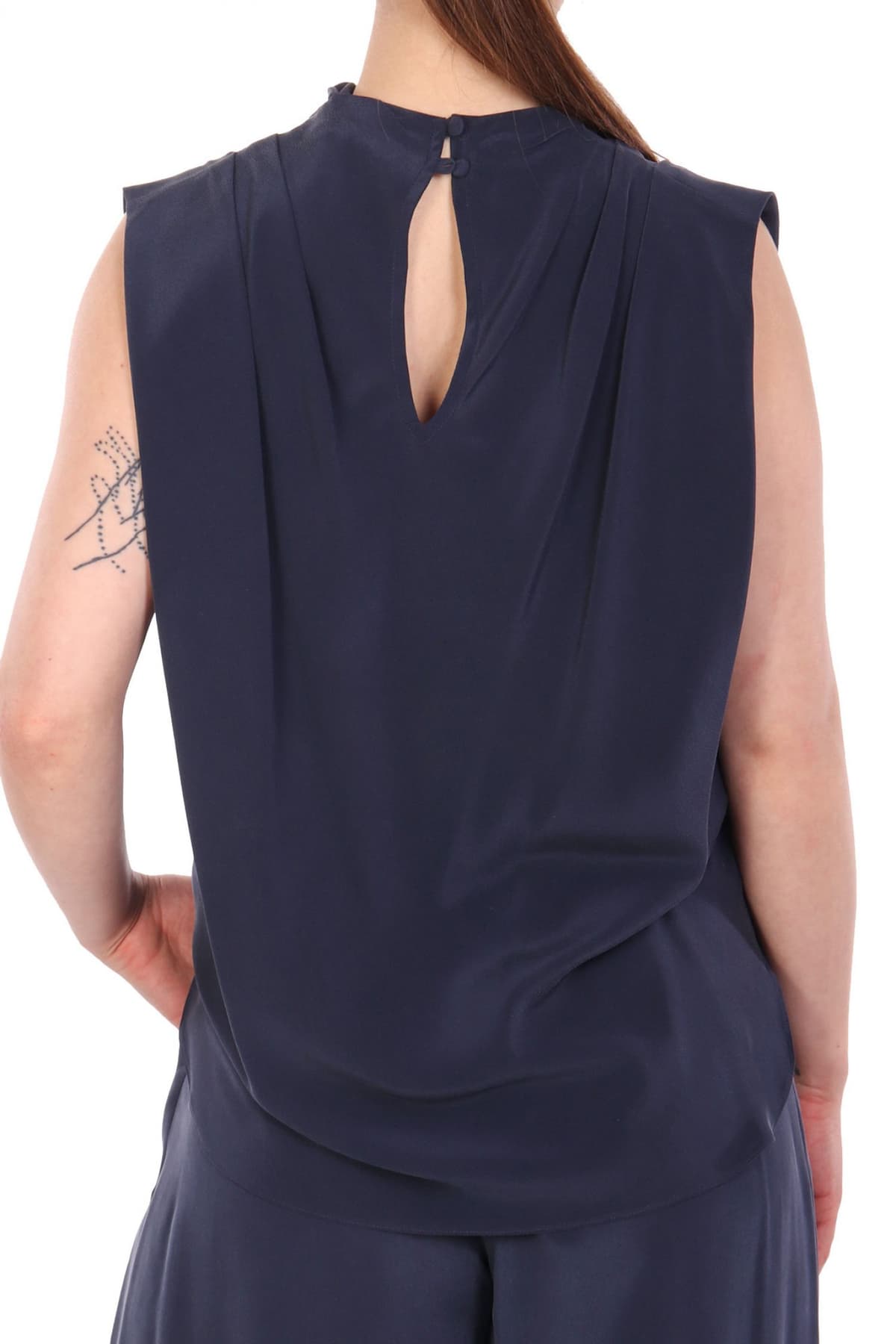 MARELLA TOP DONDOLO ΝΤΡΑΠΕ ΠΙΕΤΕΣ ΜΠΛΕ ΣΚΟΥΡΟ