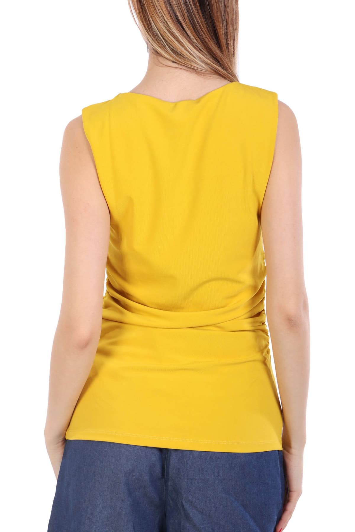 MARELLA TOP GIFT ΣΟΥΡΑ ΣΤΟ ΠΛΑΙ ΚΙΤΡΙΝΟ