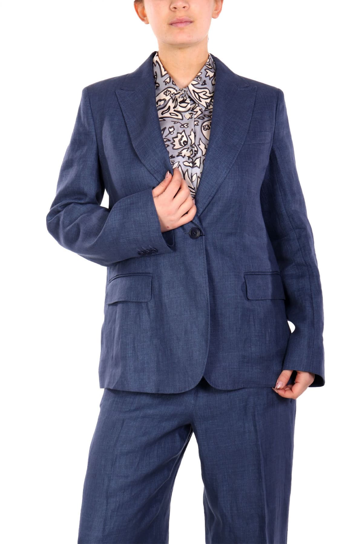 MAX MARA WEEKEND ΣΑΚΑΚΙ ΛΙΝΟ NALUT ΜΠΛΕ