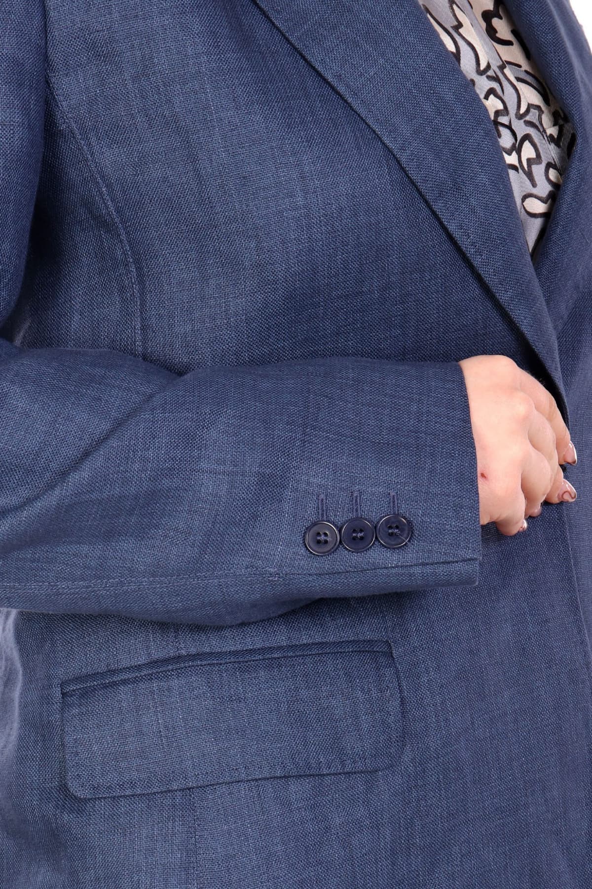 MAX MARA WEEKEND ΣΑΚΑΚΙ ΛΙΝΟ NALUT ΜΠΛΕ