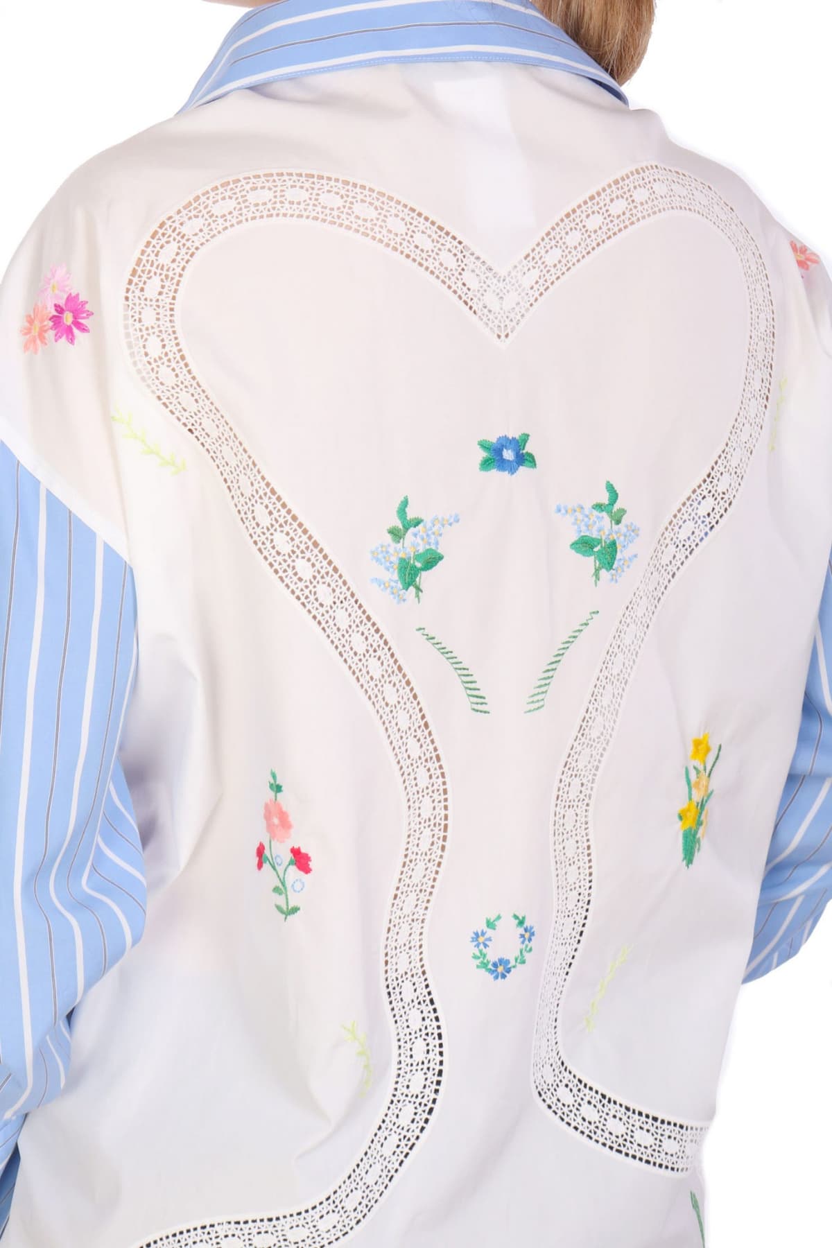 MAX MARA WEEKEND ΠΟΥΚΑΜΙΣΟ NADAR ΚΕΝΤΗΜΑ ΠΙΣΩ ΡΙΓΕ ΣΙΕΛ-ΛΕΥΚΟ