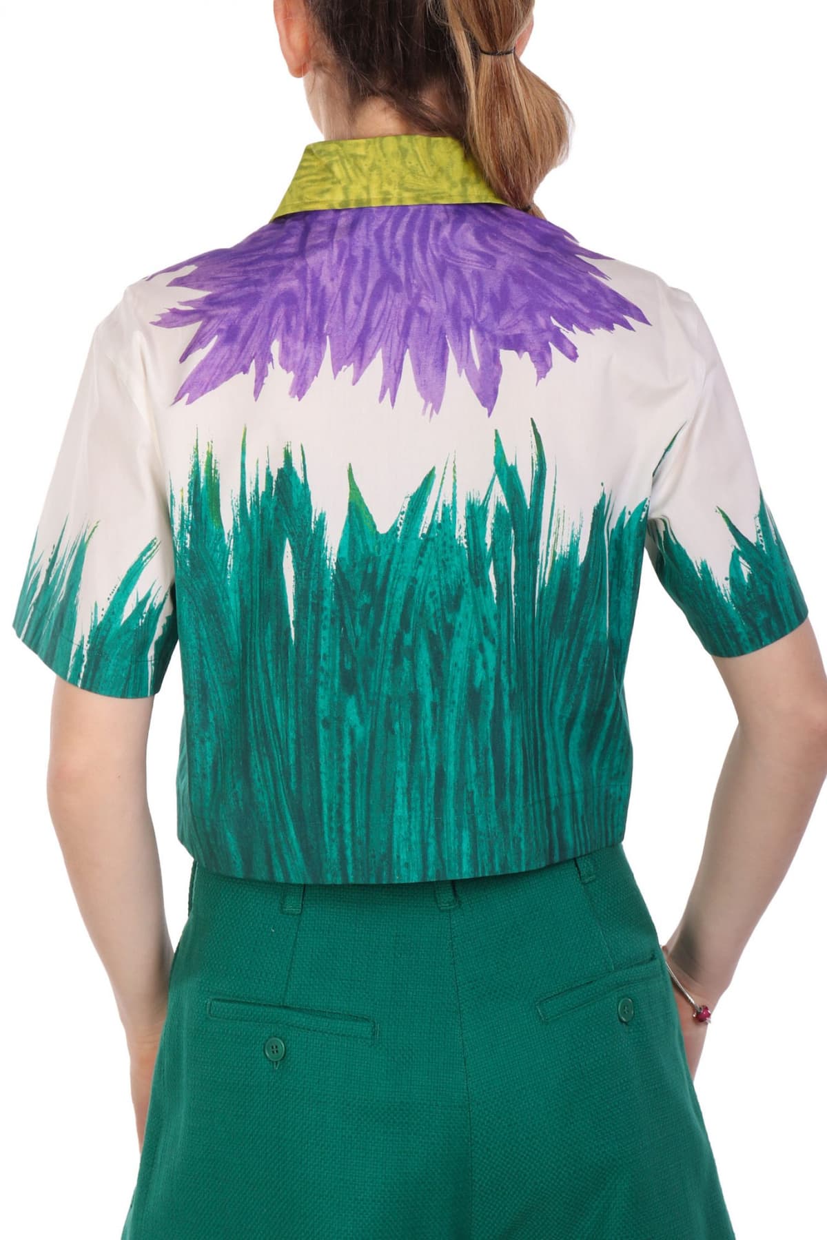 MAX MARA WEEKEND ΠΟΥΚΑΜΙΣΟ QUERO CROP ΠΟΛΥΧΡΩΜΟ