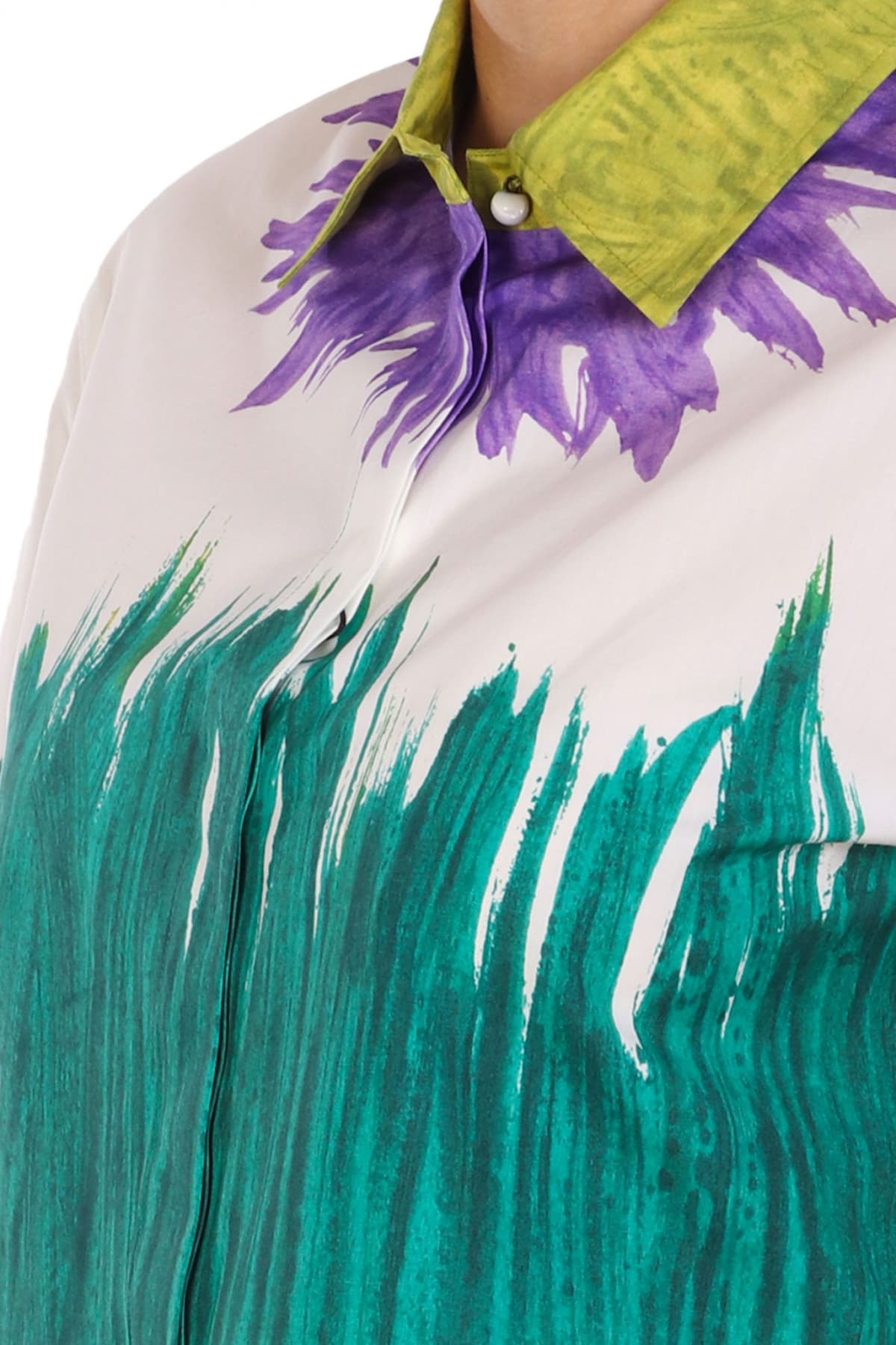 MAX MARA WEEKEND ΠΟΥΚΑΜΙΣΟ QUERO CROP ΠΟΛΥΧΡΩΜΟ