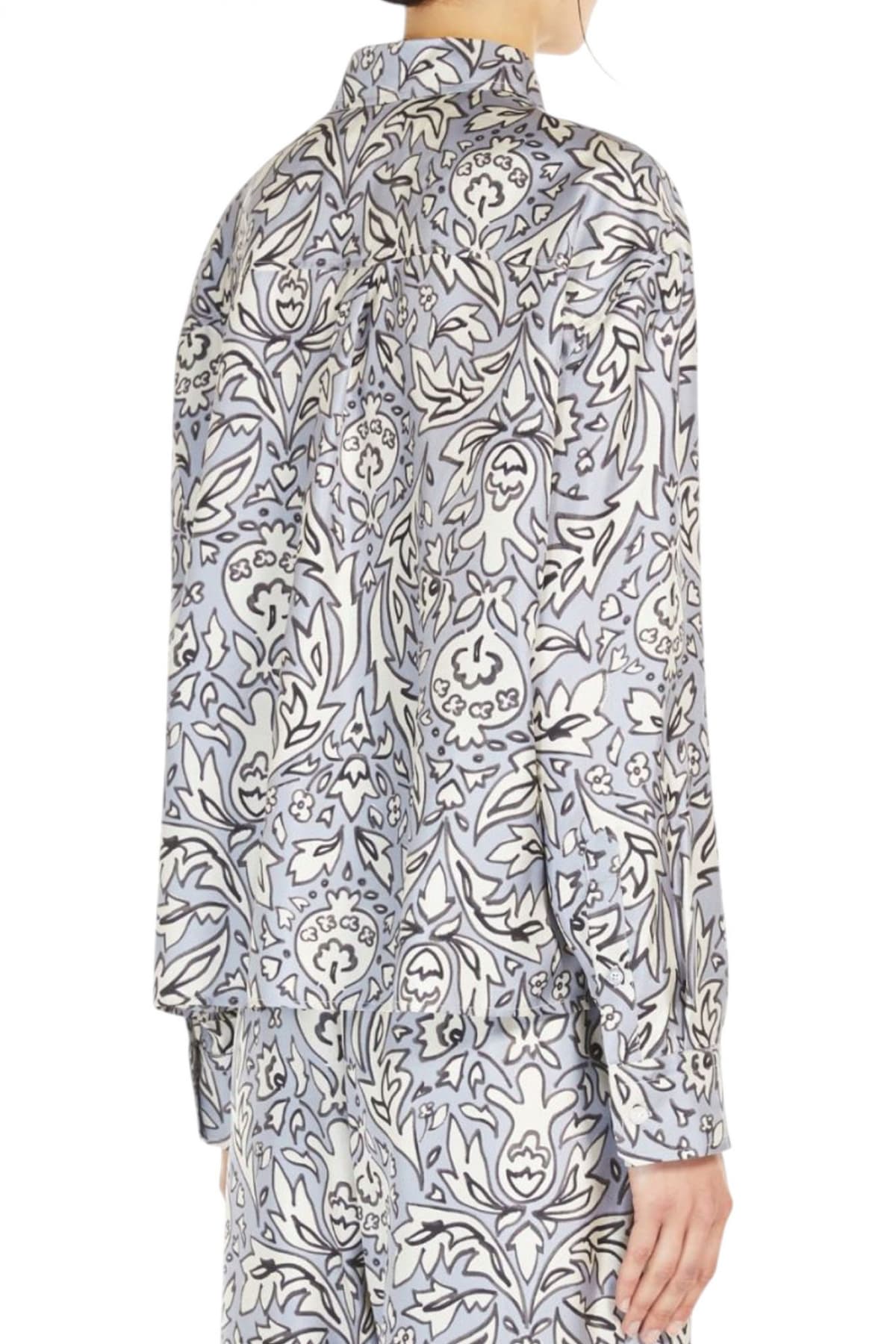 MAX MARA WEEKEND ΠΟΥΚΑΜΙΣΟ ENFASI ΜΕΤΑΞΩΤΟ ΕΜΠΡΙΜΕ ΕΚΡΟΥ-ΜΠΛΕ