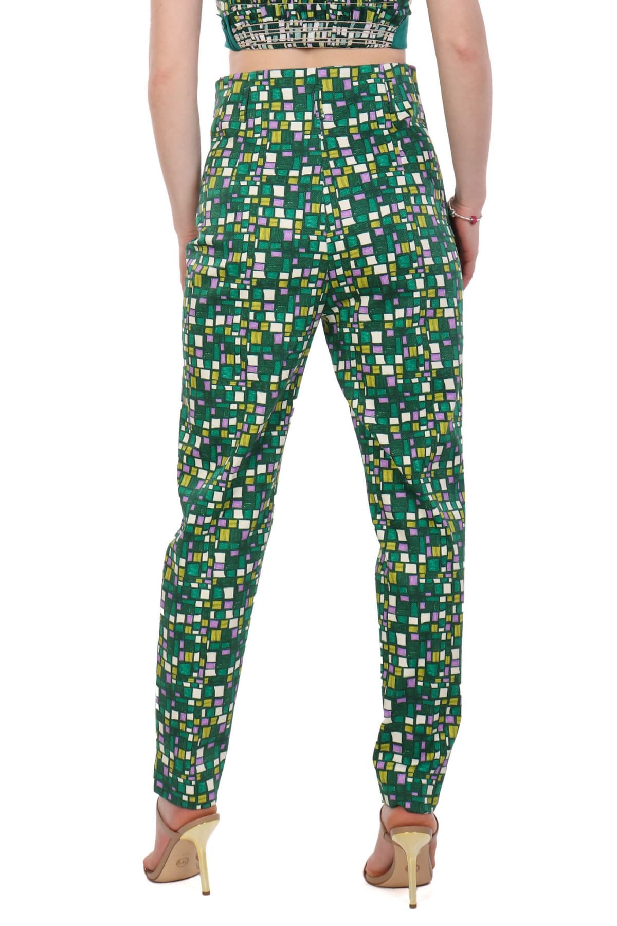 MAX MARA WEEKEND ΠΑΝΤΕΛΟΝΙ CHINO NUCCIA ΚΑΡΩ ΠΟΛΥΧΡΩΜΟ