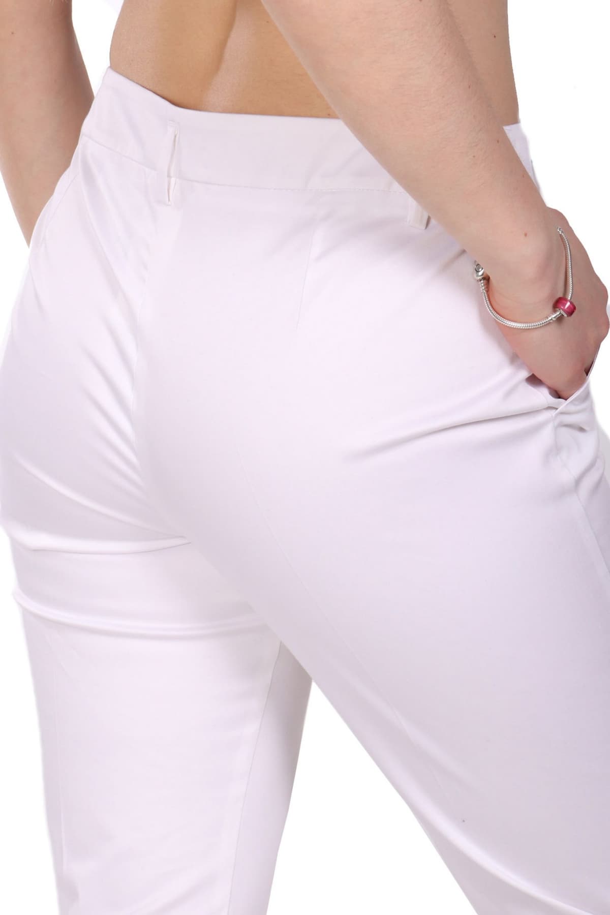 MARELLA EMME ΠΑΝΤΕΛΟΝΙ CHINO RAMA ΛΕΥΚΟ