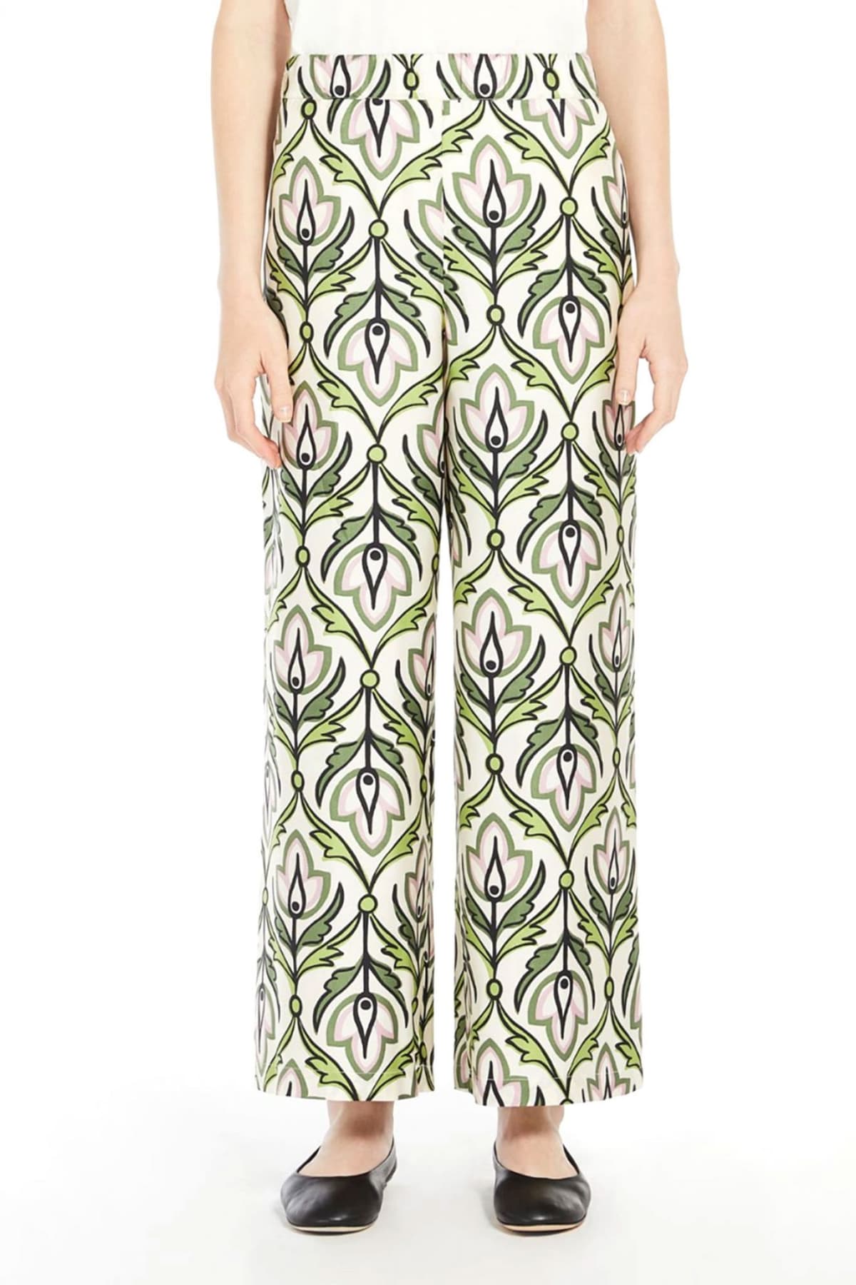 MAX MARA WEEKEND ΠΑΝΤΕΛΟΝΑ EUSEBIO ΜΕΤΑΞΙ ΕΜΠΡΙΜΕ ΕΚΡΟΥ-ΠΡΑΣΙΝΟ-ΡΟΖ