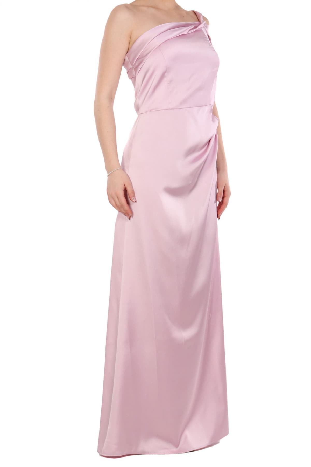 MARELLA EMME ΦΟΡΕΜΑ MAXI JULIETTE ΣΑΤΕΝ ΕΝΑΣ ΩΜΟΣ ΑΝΟΙΓΜΑ ΣΤΟ ΠΛΑΙ ΛΙΛΑ