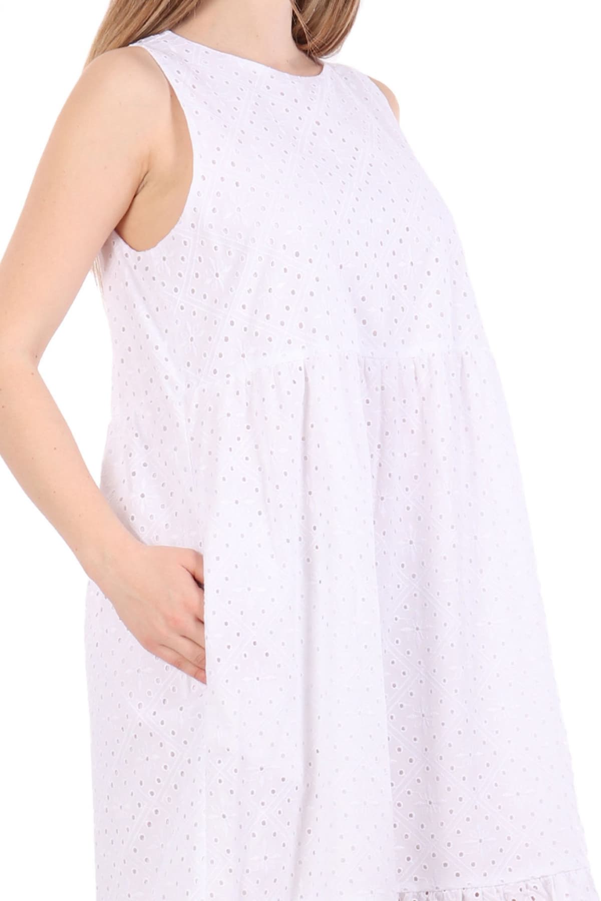 MARELLA EMME ΦΟΡΕΜΑ MIDΙ NELSON ΔΙΑΤΡΙΤΟ ΒΟΛΑΝ ΛΕΥΚΟ