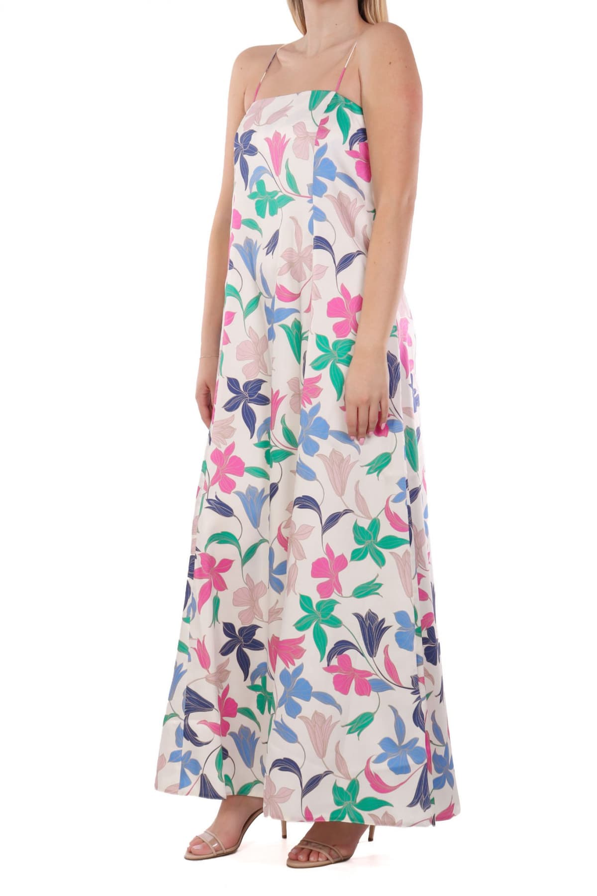 MARELLA EMME ΦΟΡΕΜΑ MAXI RACLA ΕΜΠΡΙΜΕ ΥΠΟΛΕΥΚΟ