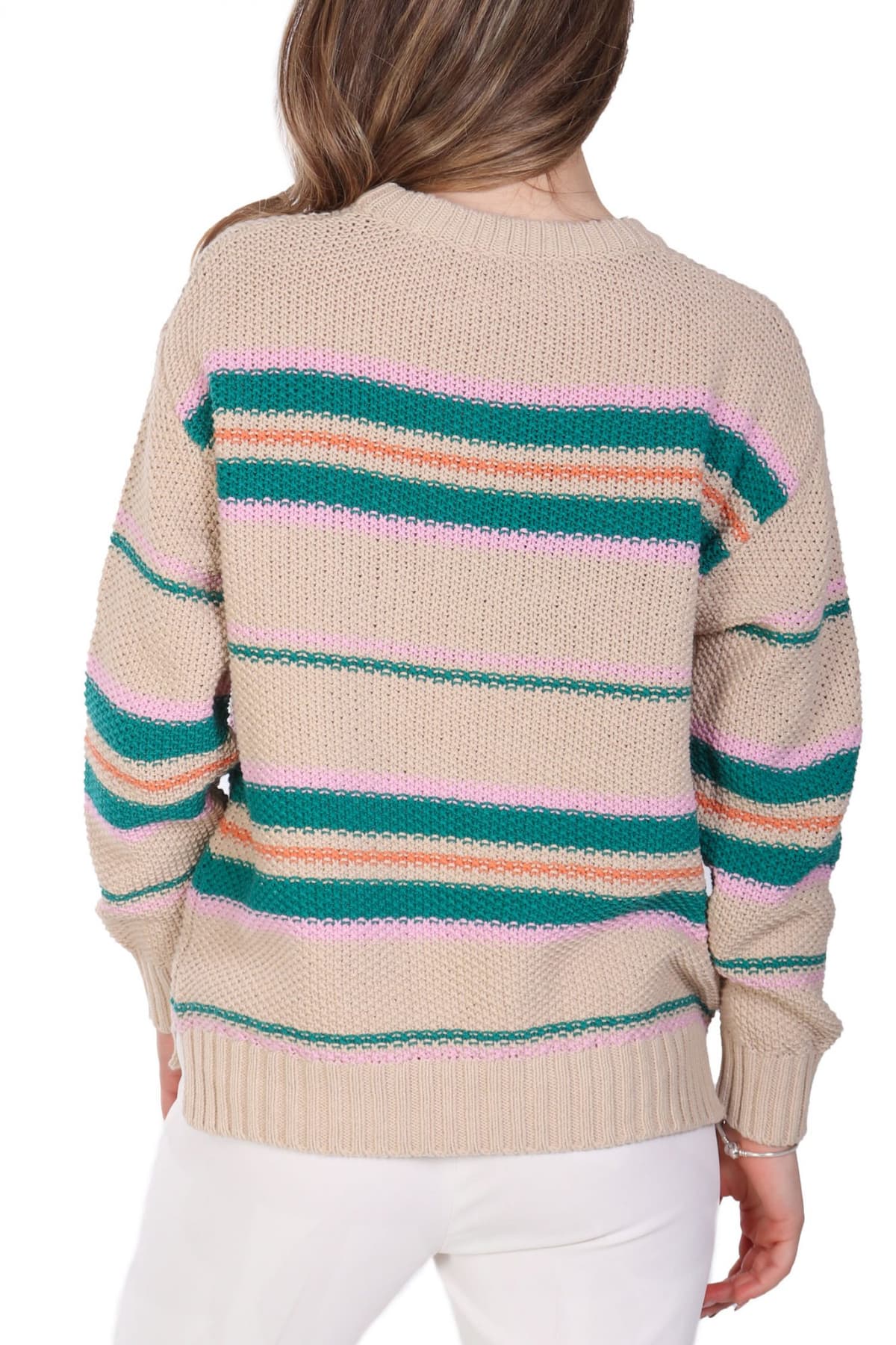 MAX MARA WEEKEND ΠΛΕΚΤΟ ANGUS LOGO ΠΟΛΥΧΡΩΜΟ