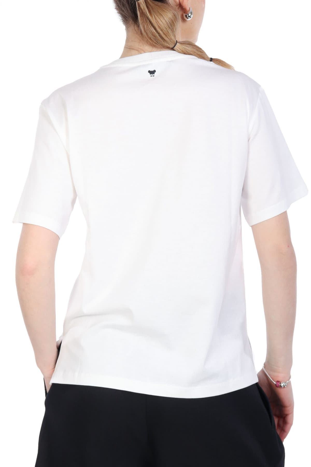 MAX MARA WEEKEND T-SHIRT CABINA LOGO ΛΕΥΚΟ