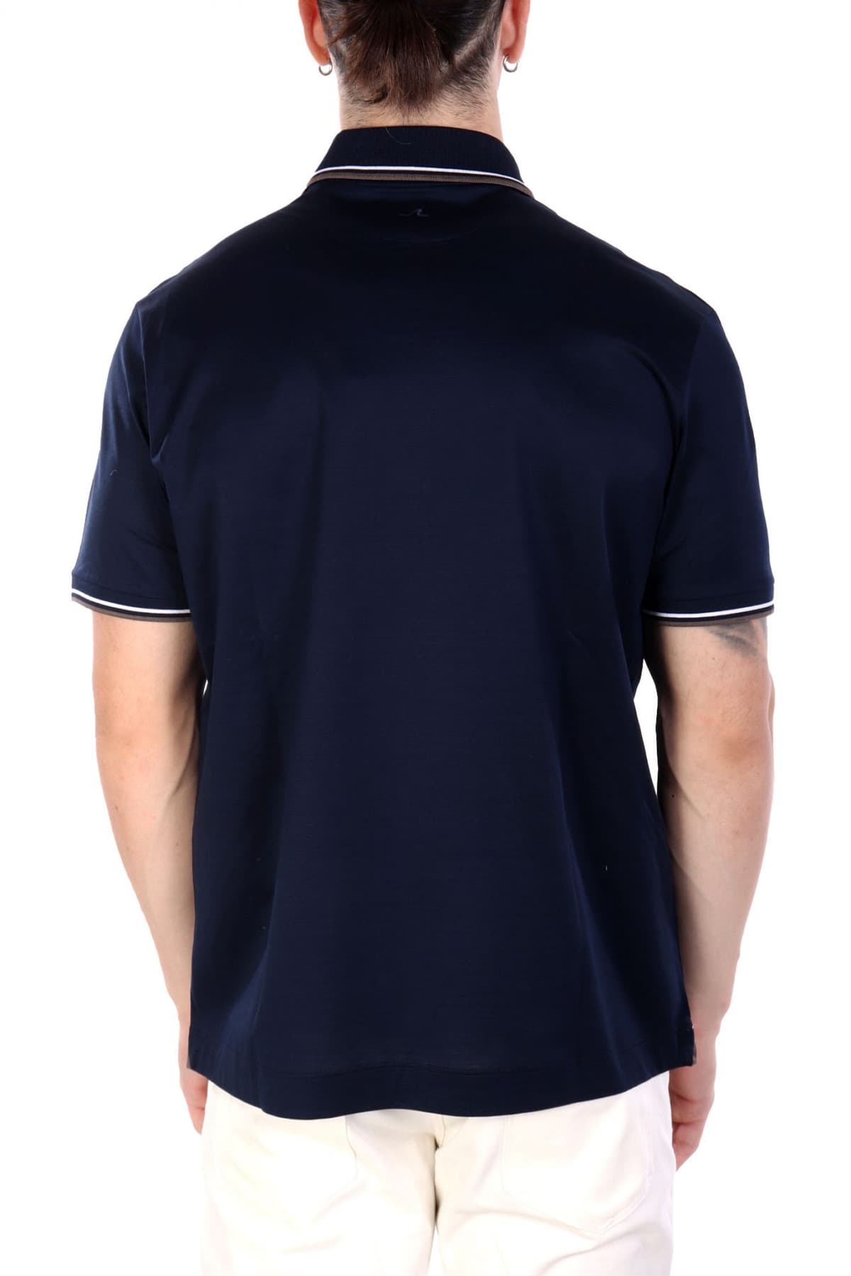 PAUL&SHARK POLO LOGO ΡΙΓΑ ΓΙΑΚΑ ΜΠΛΕ