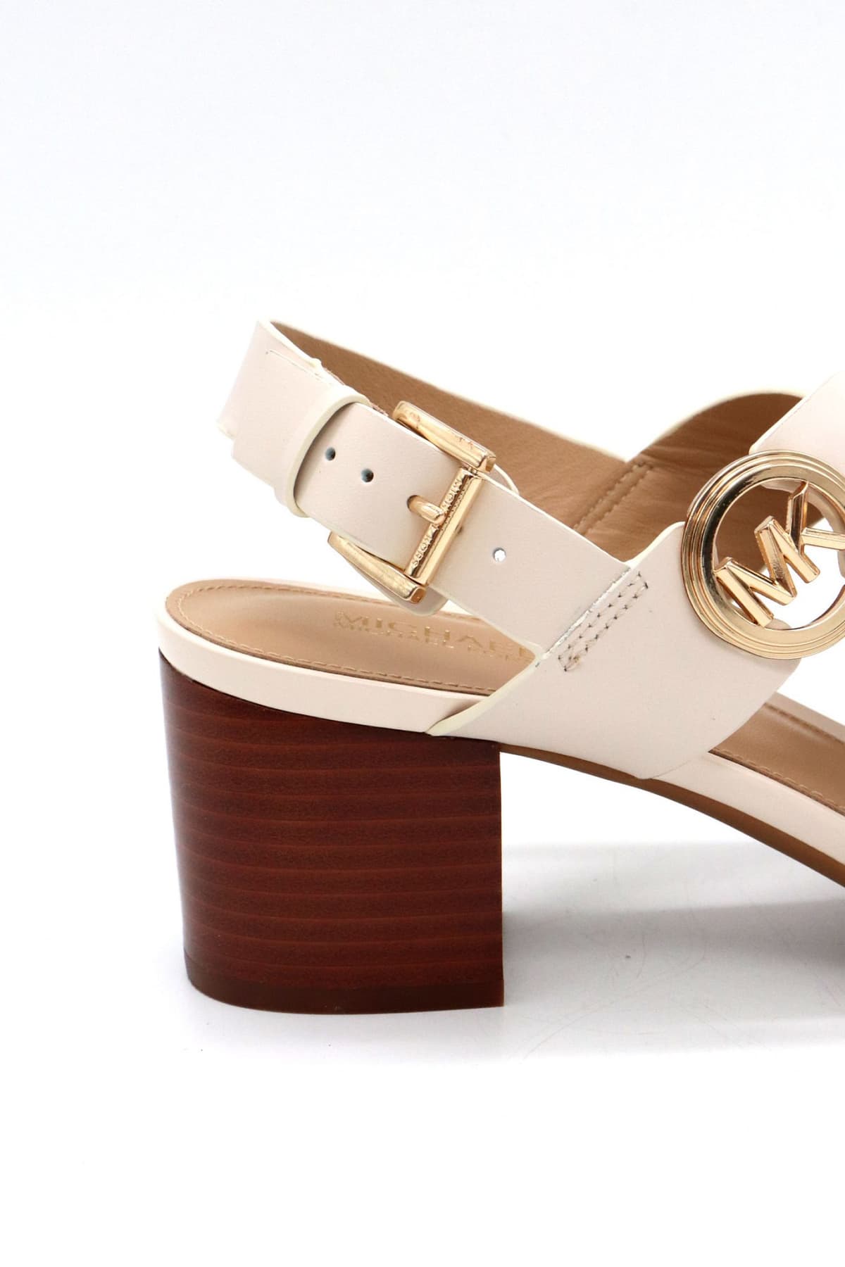 MICHAEL KORS ΠΑΠΟΥΤΣΙΑ ΠΕΔΙΛΑ VERA FLEX MID ΜΕΤΑΛΛΙΚΟ LOGO ΚΡΕΜ