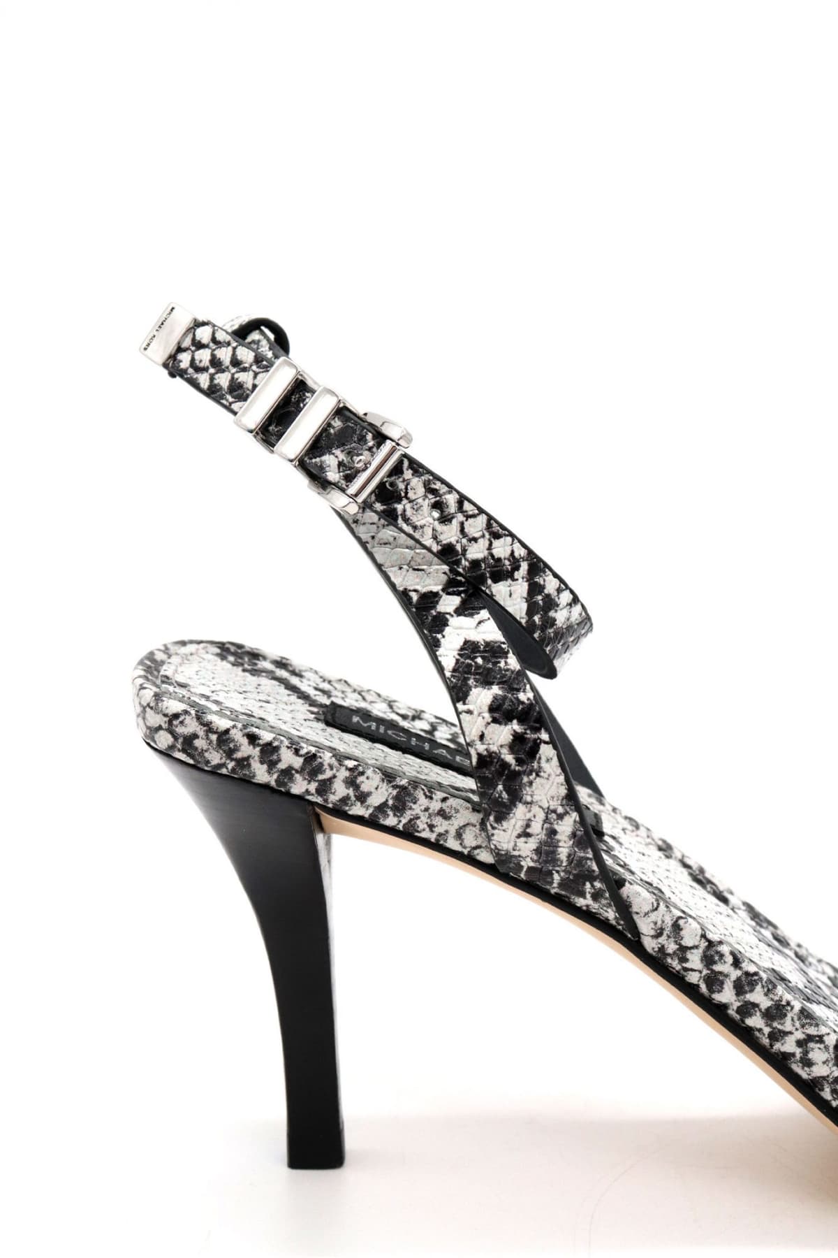 MICHAEL KORS ΠΑΠΟΥΤΣΙΑ ΠΕΔΙΛΑ DARRINGTON STILETTO ΦΙΔΙ ΜΑΥΡΟ/ΛΕΥΚΟ