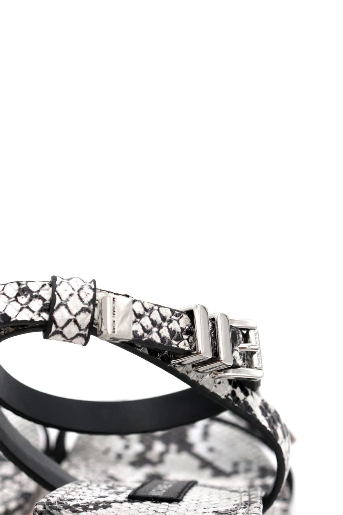 MICHAEL KORS ΠΑΠΟΥΤΣΙΑ ΠΕΔΙΛΑ DARRINGTON STILETTO ΦΙΔΙ ΜΑΥΡΟ/ΛΕΥΚΟ