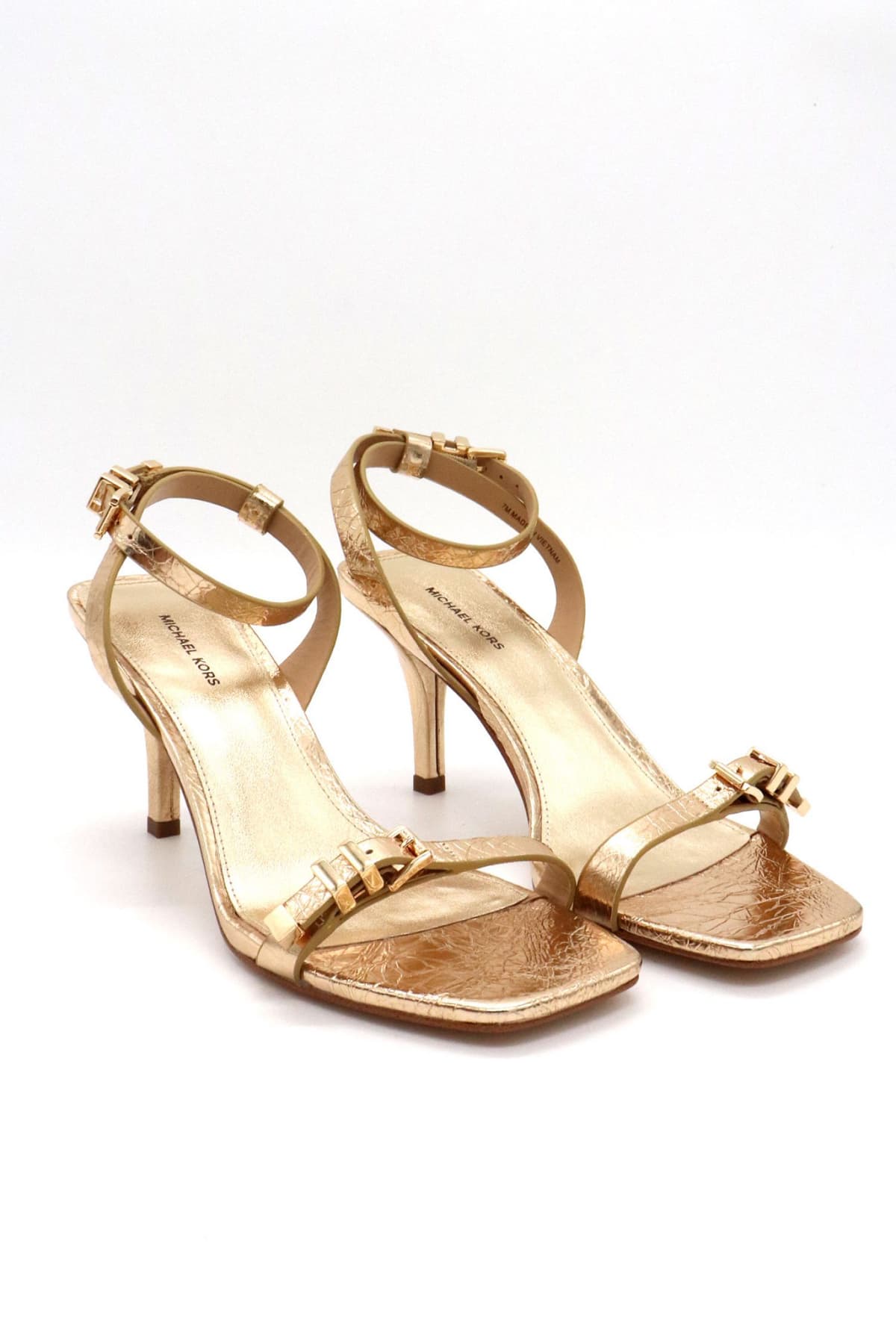 MICHAEL KORS ΠΑΠΟΥΤΣΙΑ ΠΕΔΙΛΑ DARRINGTON STILETTO ΧΡΥΣΟ