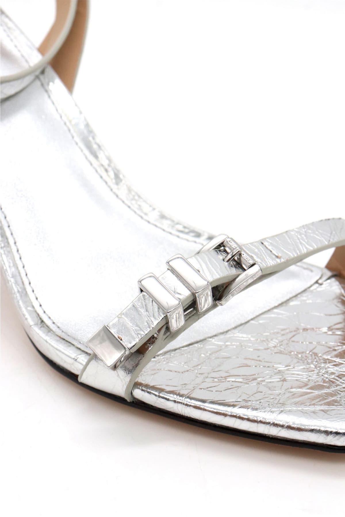 MICHAEL KORS ΠΑΠΟΥΤΣΙΑ ΠΕΔΙΛΑ DARRINGTON STILETTO ΑΣΗΜΙ