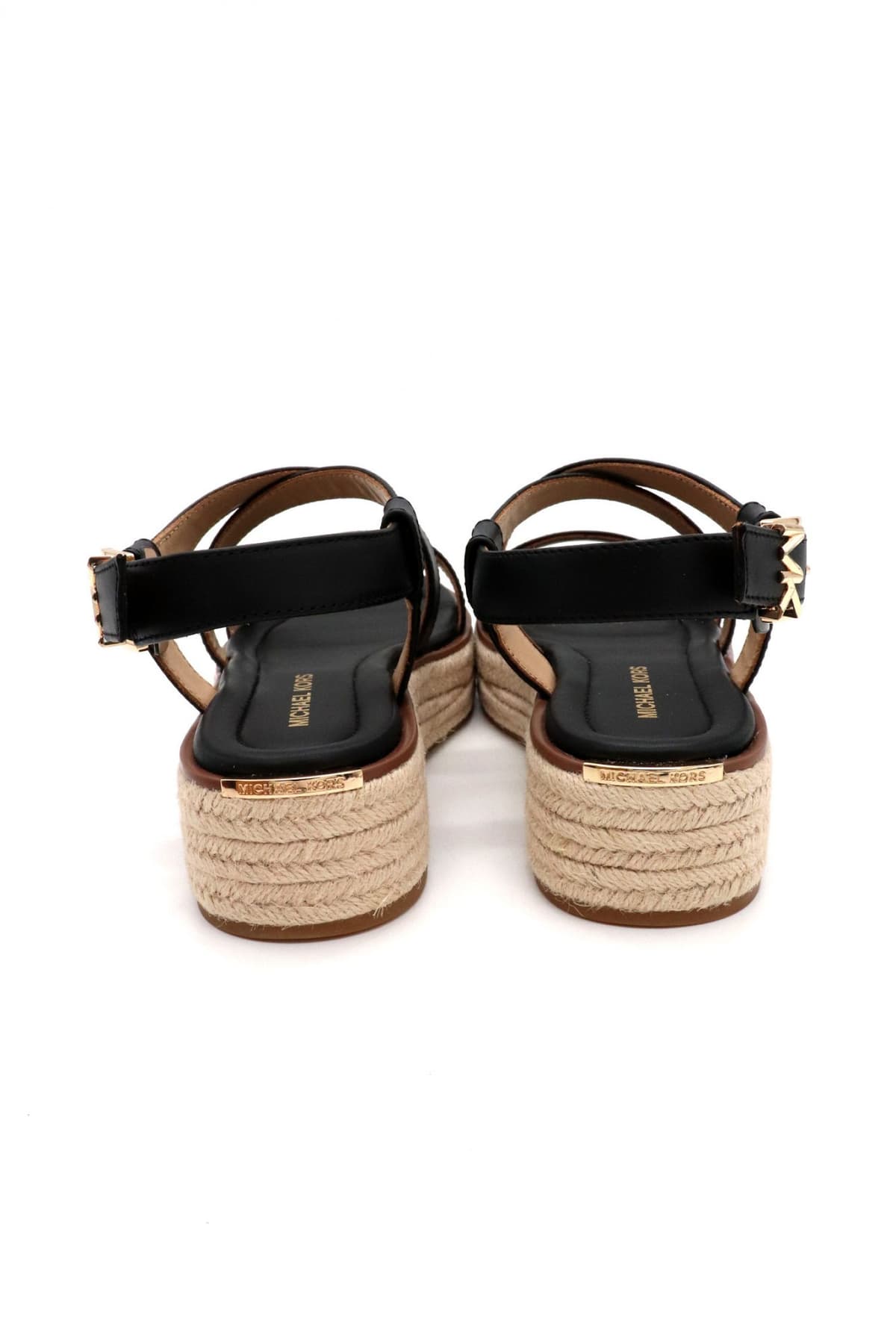 MICHAEL KORS ΠΑΠΟΥΤΣΙΑ ΠΕΔΙΛΑ LYNN ESPADRILLE SANDAL LOGO MAYΡΟ