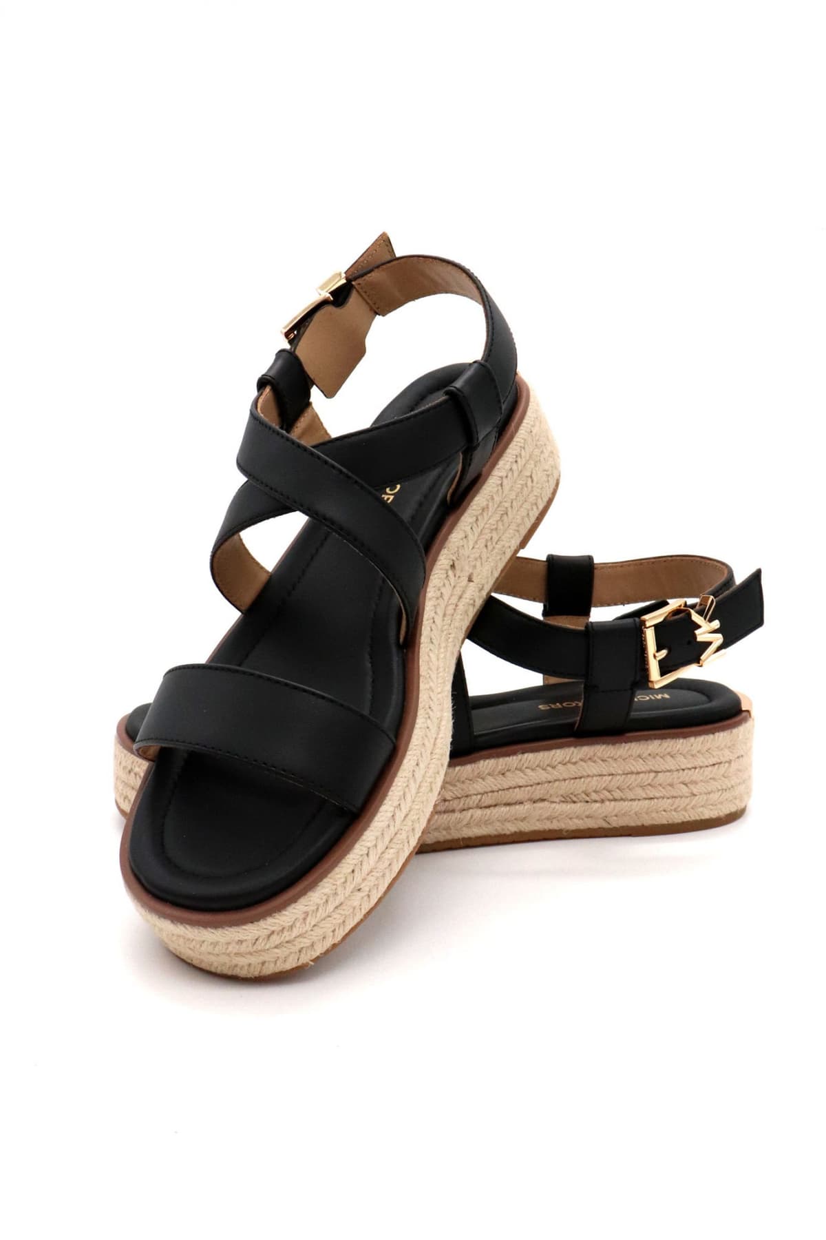 MICHAEL KORS ΠΑΠΟΥΤΣΙΑ ΠΕΔΙΛΑ LYNN ESPADRILLE SANDAL LOGO MAYΡΟ