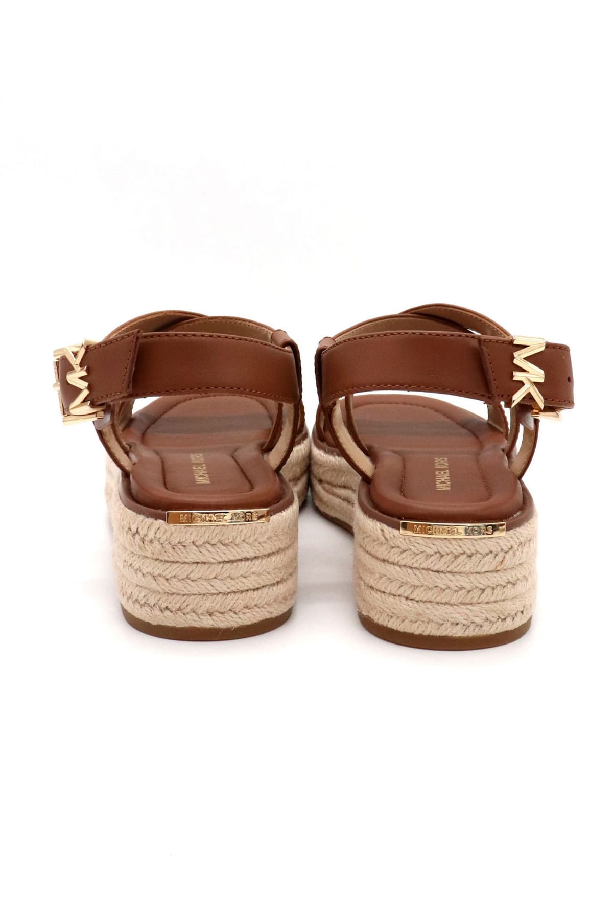 MICHAEL KORS ΠΑΠΟΥΤΣΙΑ ΠΕΔΙΛΑ LYNN ESPADRILLE SANDAL LOGO ΤΑΜΠΑ