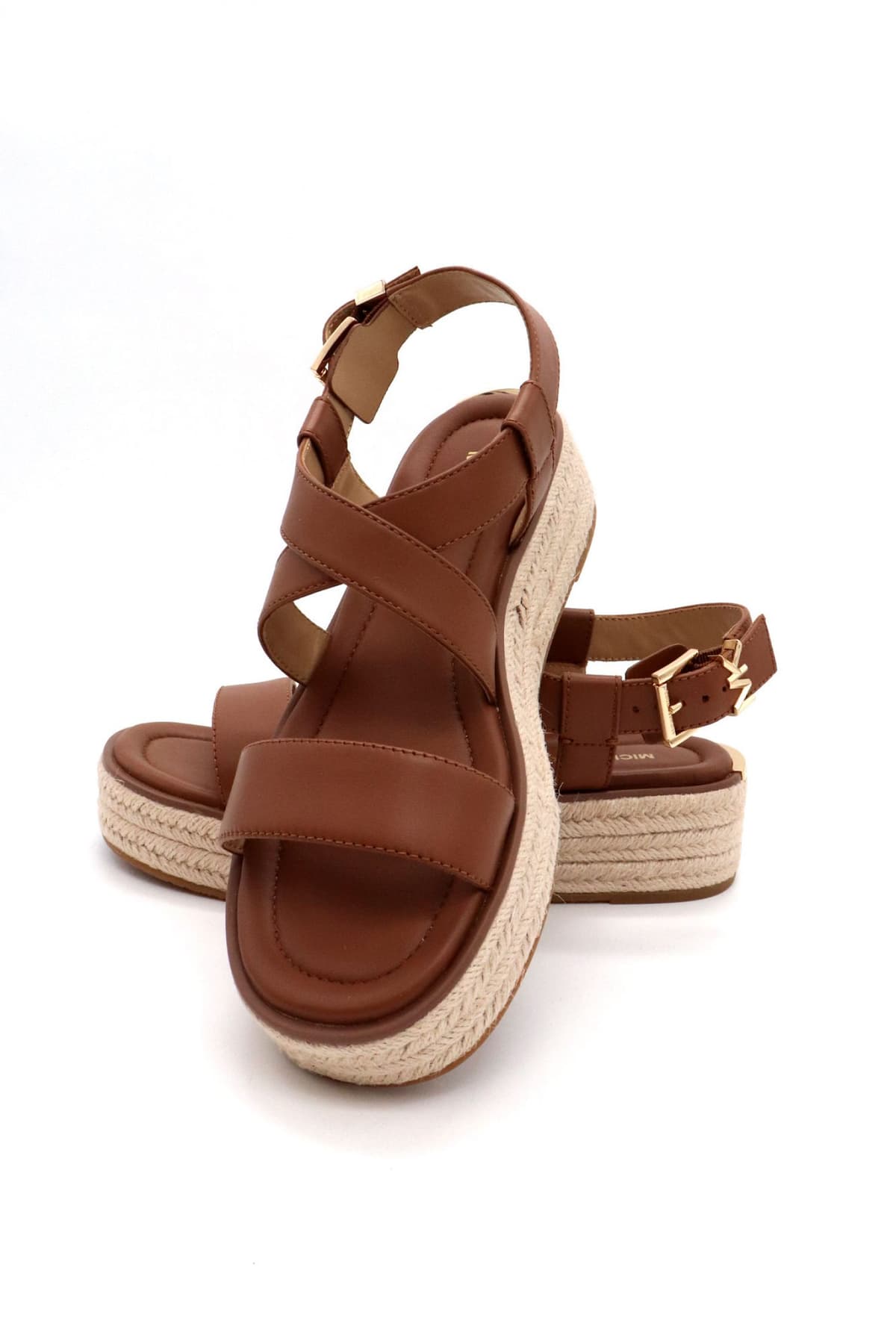 MICHAEL KORS ΠΑΠΟΥΤΣΙΑ ΠΕΔΙΛΑ LYNN ESPADRILLE SANDAL LOGO ΤΑΜΠΑ