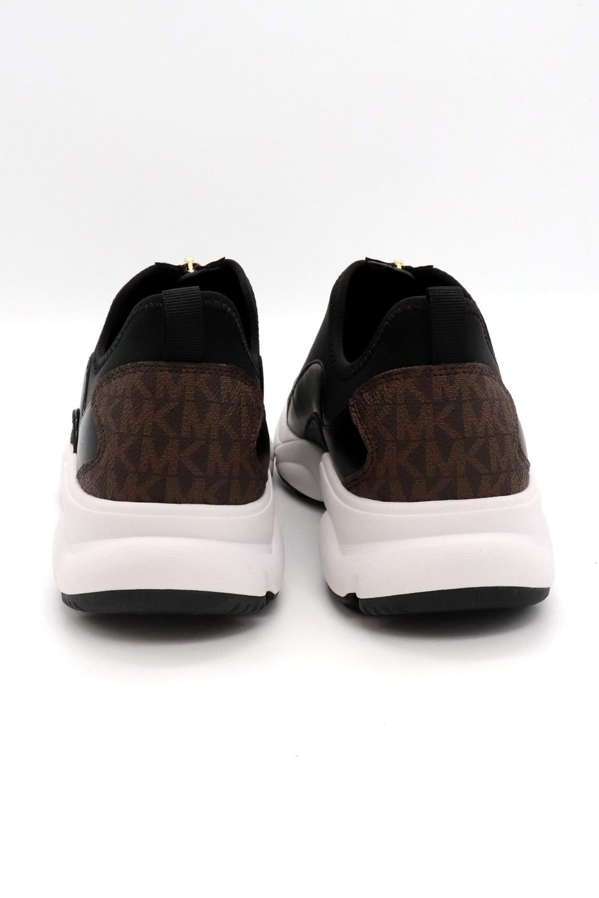 MICHAEL KORS ΠΑΠΟΥΤΣΙΑ SNEAKERS SAMI ZIP TRAINER ΦΕΡΜΟΥΑΡ LOGO MAYΡΟ