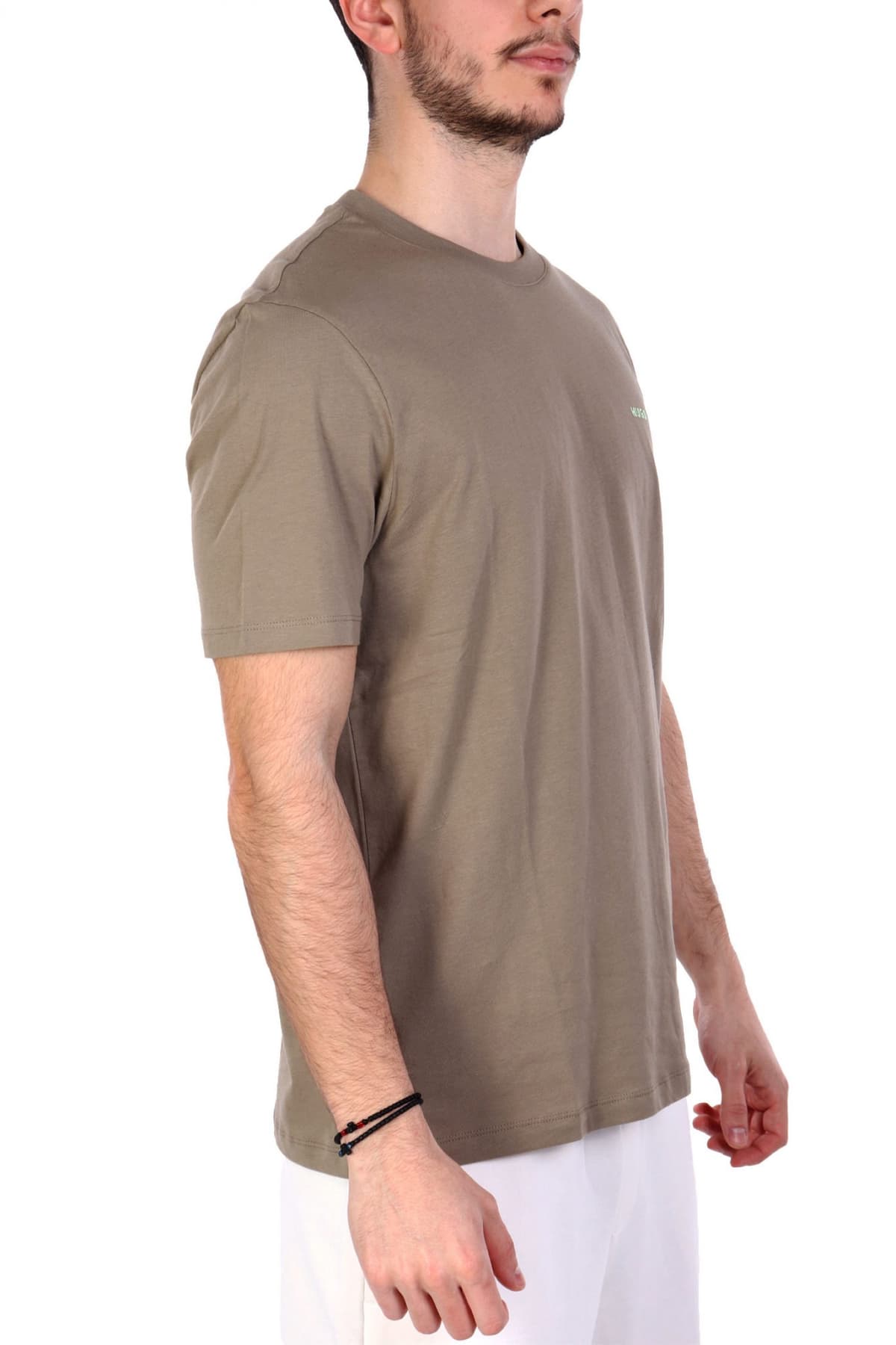 HUGO T-SHIRT DERO222 LOGO XAKI