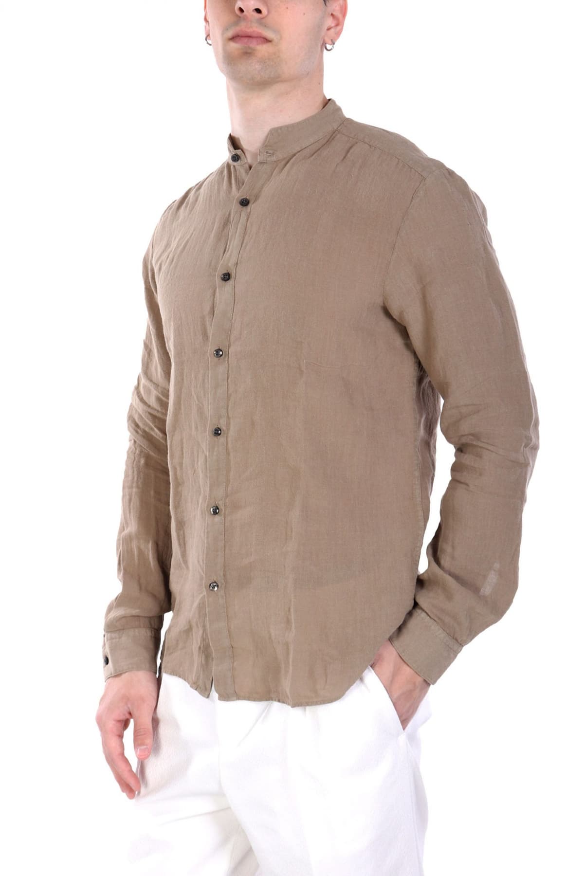 Men's Shirts Hugo Khaki