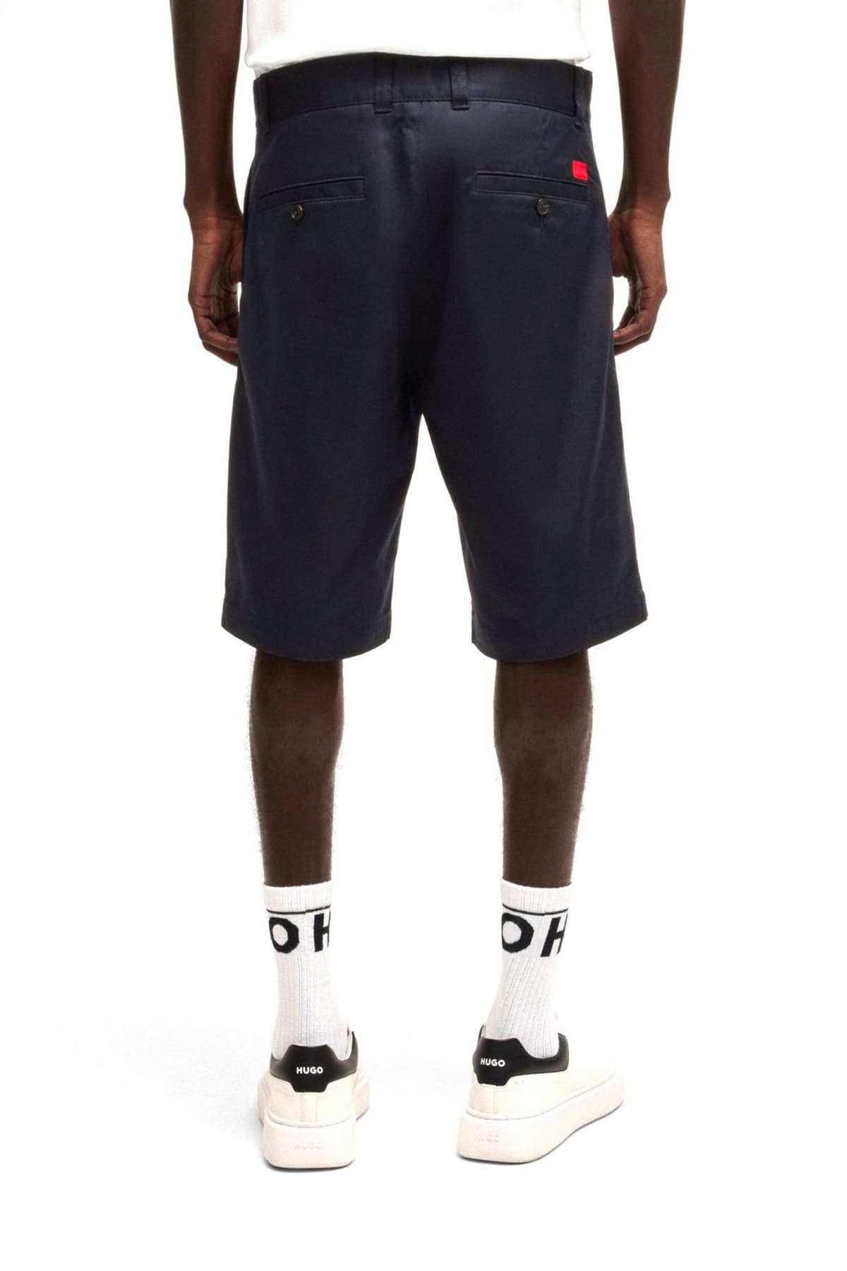 HUGO ΒΕΡΜΟΥΔΑ CHINO DARIK241 ΜΠΛΕ