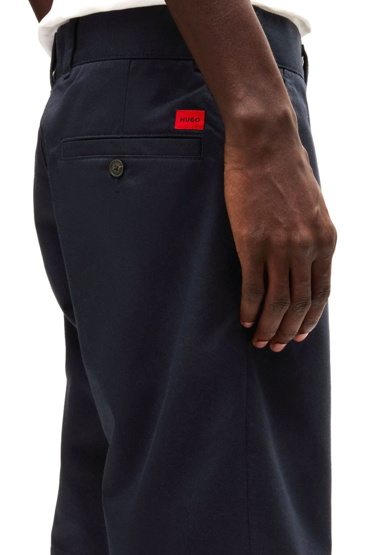 HUGO ΒΕΡΜΟΥΔΑ CHINO DARIK241 ΜΠΛΕ