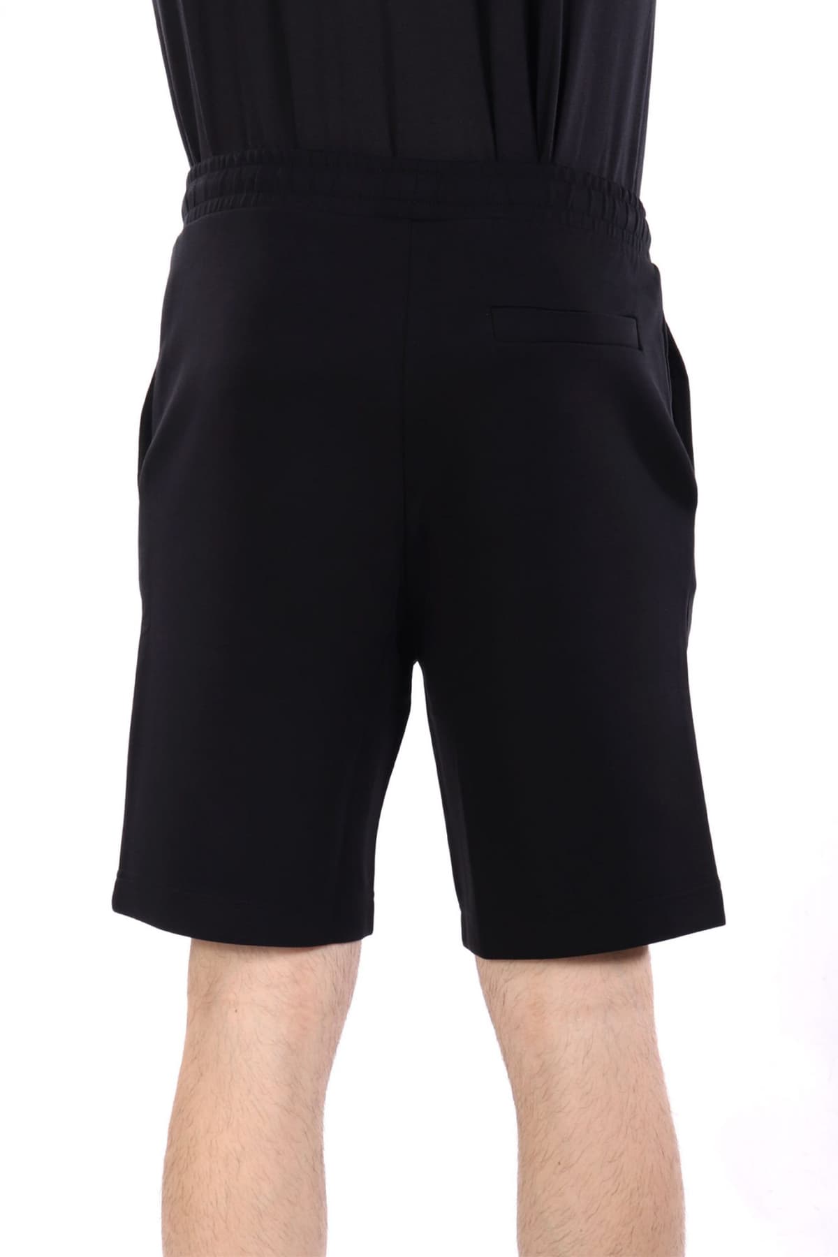 BOSS ATHLEISURE ΒΕΡΜΟΥΔΑ ΦΟΥΤΕΡ HEADLO ΜΑΥΡΟ