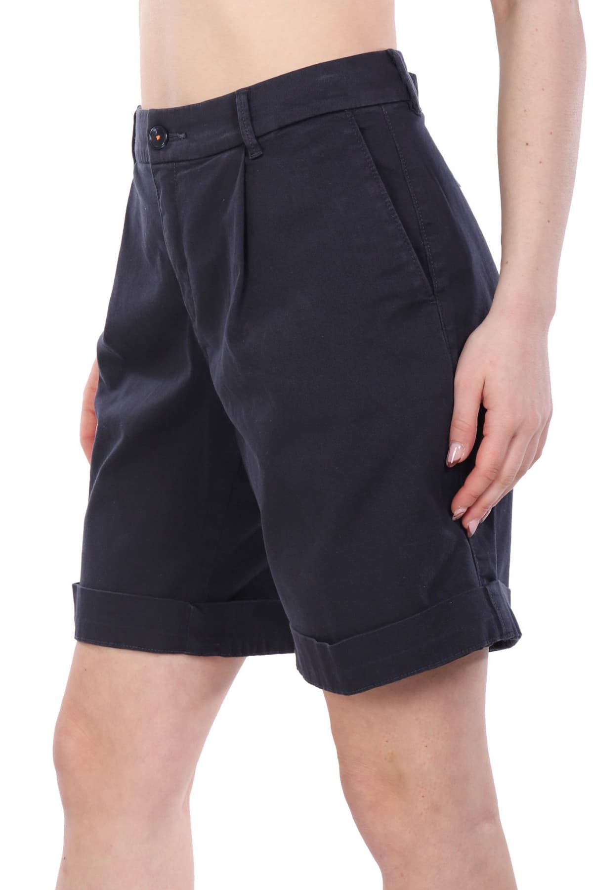 BOSS ΒΕΡΜΟΥΔΑ C_TAGGIE1-D ΣΚΟΥΡΟ ΜΠΛΕ