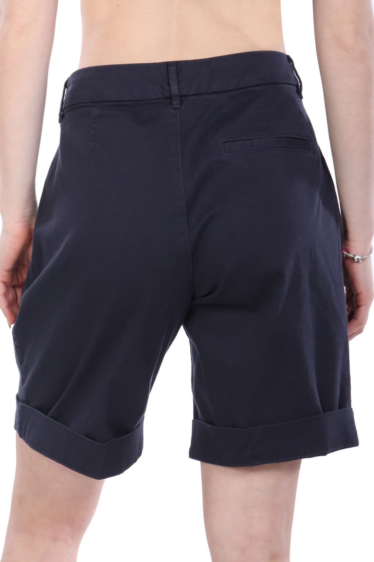 BOSS ΒΕΡΜΟΥΔΑ C_TAGGIE1-D ΣΚΟΥΡΟ ΜΠΛΕ