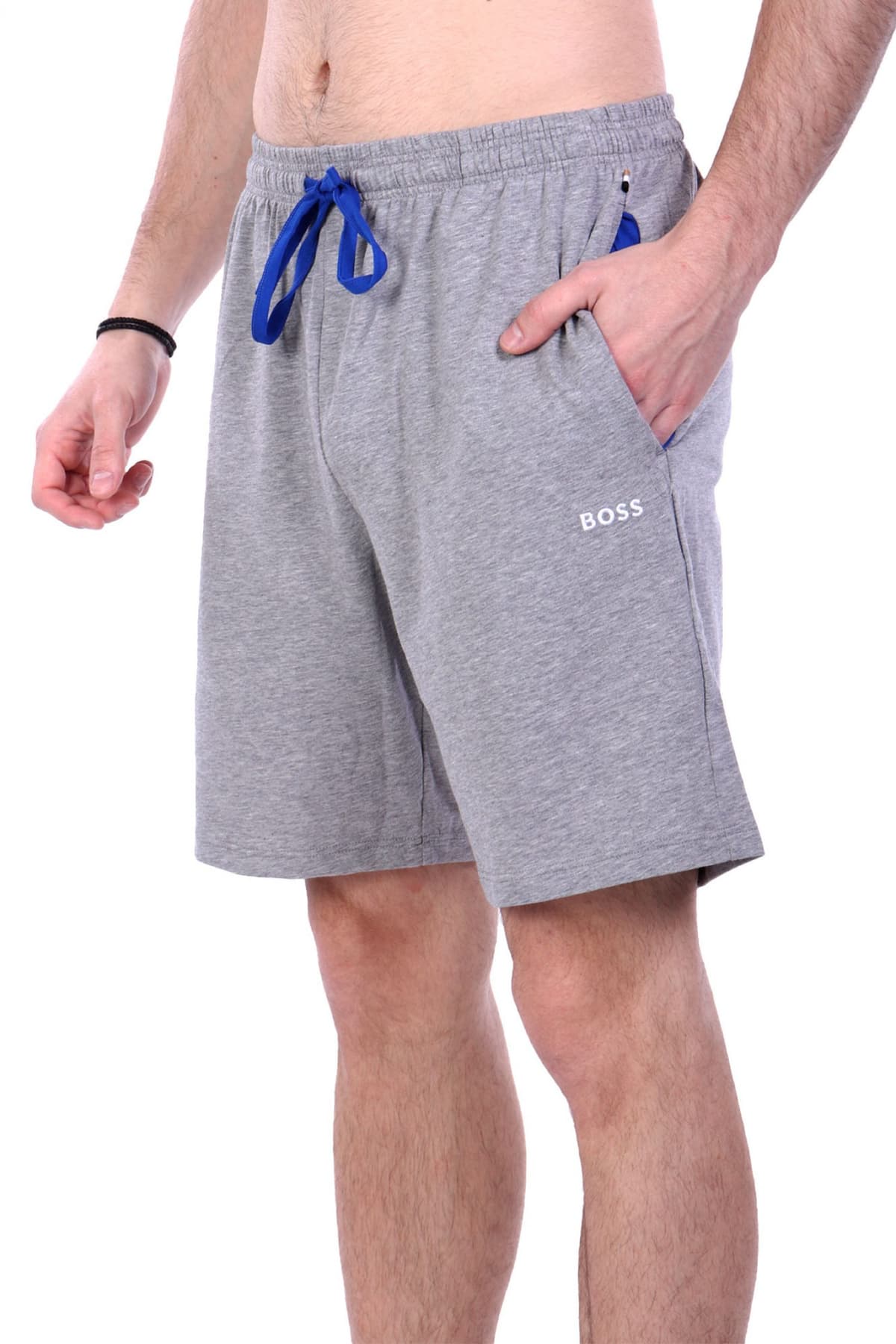 BOSS HOMEWEAR ΒΕΡΜΟΥΔΑ MIX&MATCH SHORT CW ΓΚΡΙ