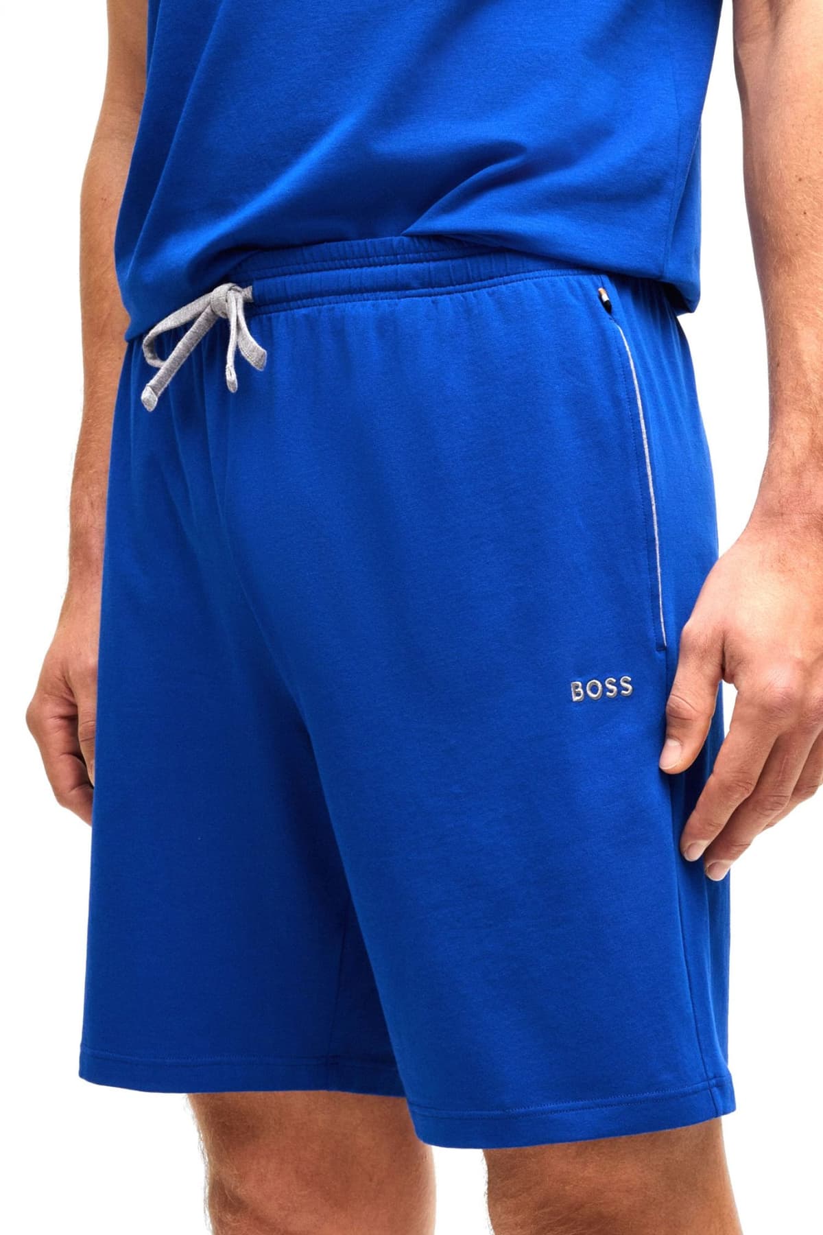 BOSS HOMEWEAR ΒΕΡΜΟΥΔΑ MIX&MATCH SHORT CW ΡΟΥΑ ΜΠΛΕ